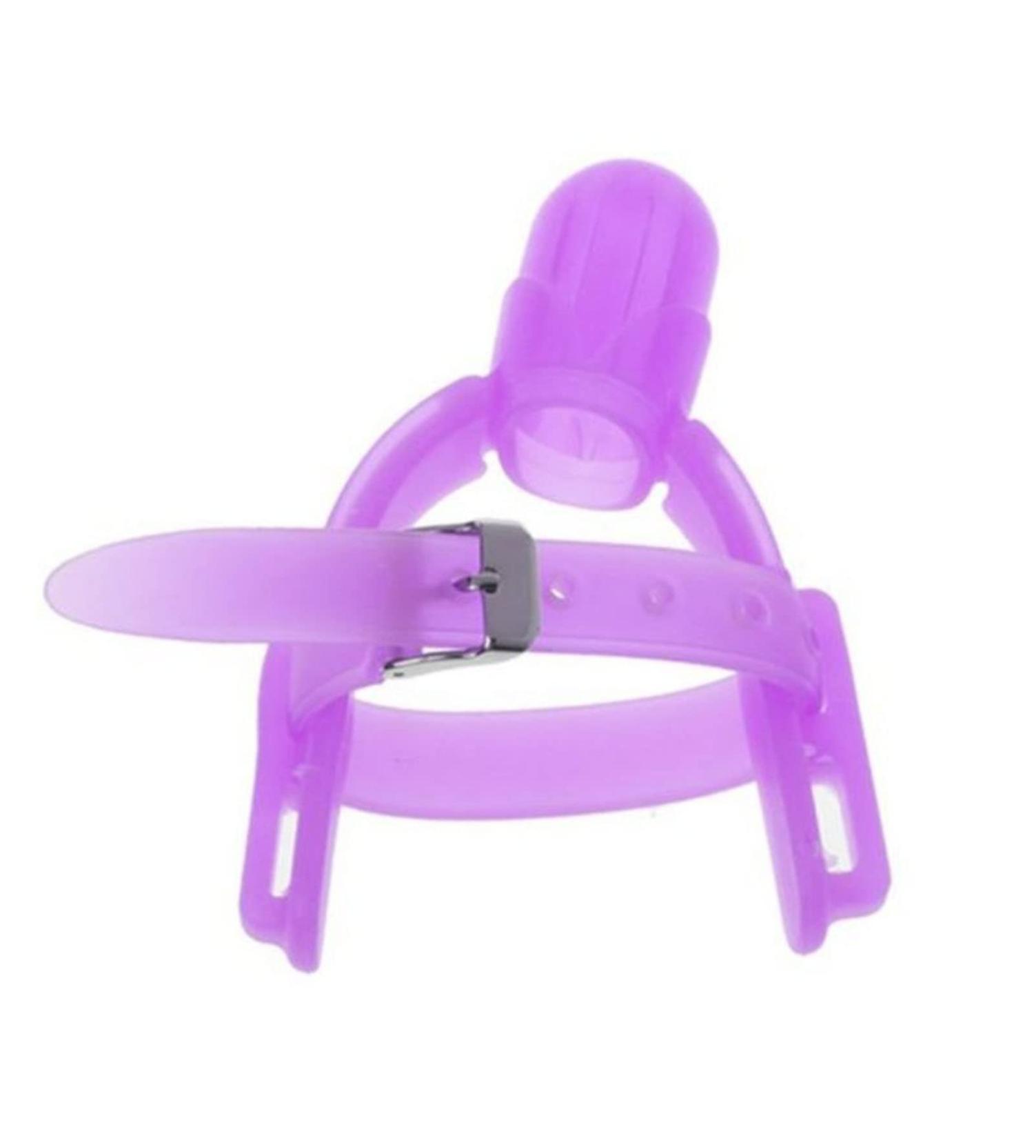 Teksome Adjustable Silicone Thumb Sucking Stop for Children | Thumb Protection for Babies 0-3 Years | Violet - Buy Online on SooperMarket.com