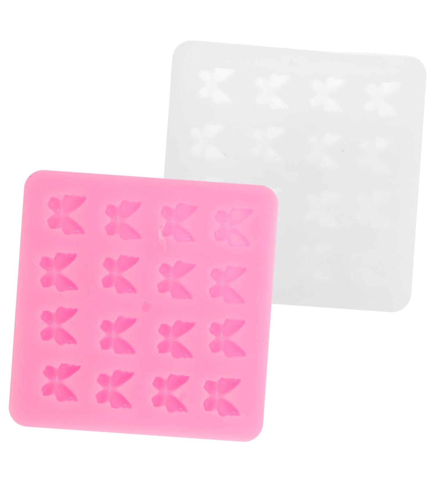 Zerodeko 2pcs Butterfly Epoxy Mold Chocolate Silicone Candle Molds Gum Cake Fondant Molds Soft 3 Cubes - Buy Online on SooperMarket.com