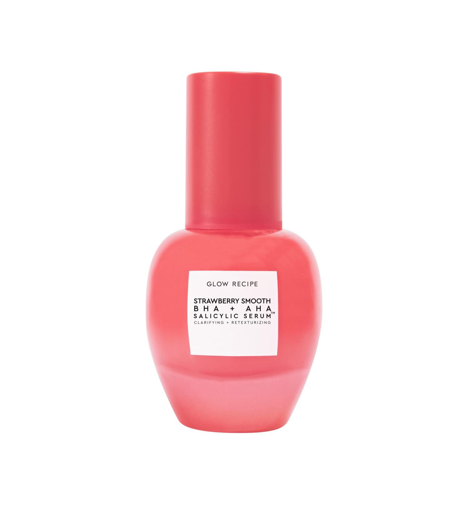 Strawberry Smooth AHA BHA Salicylic Acid Serum - Daily Hyaluronic Acid Serum - 30ml - Buy Online on SooperMarket.com
