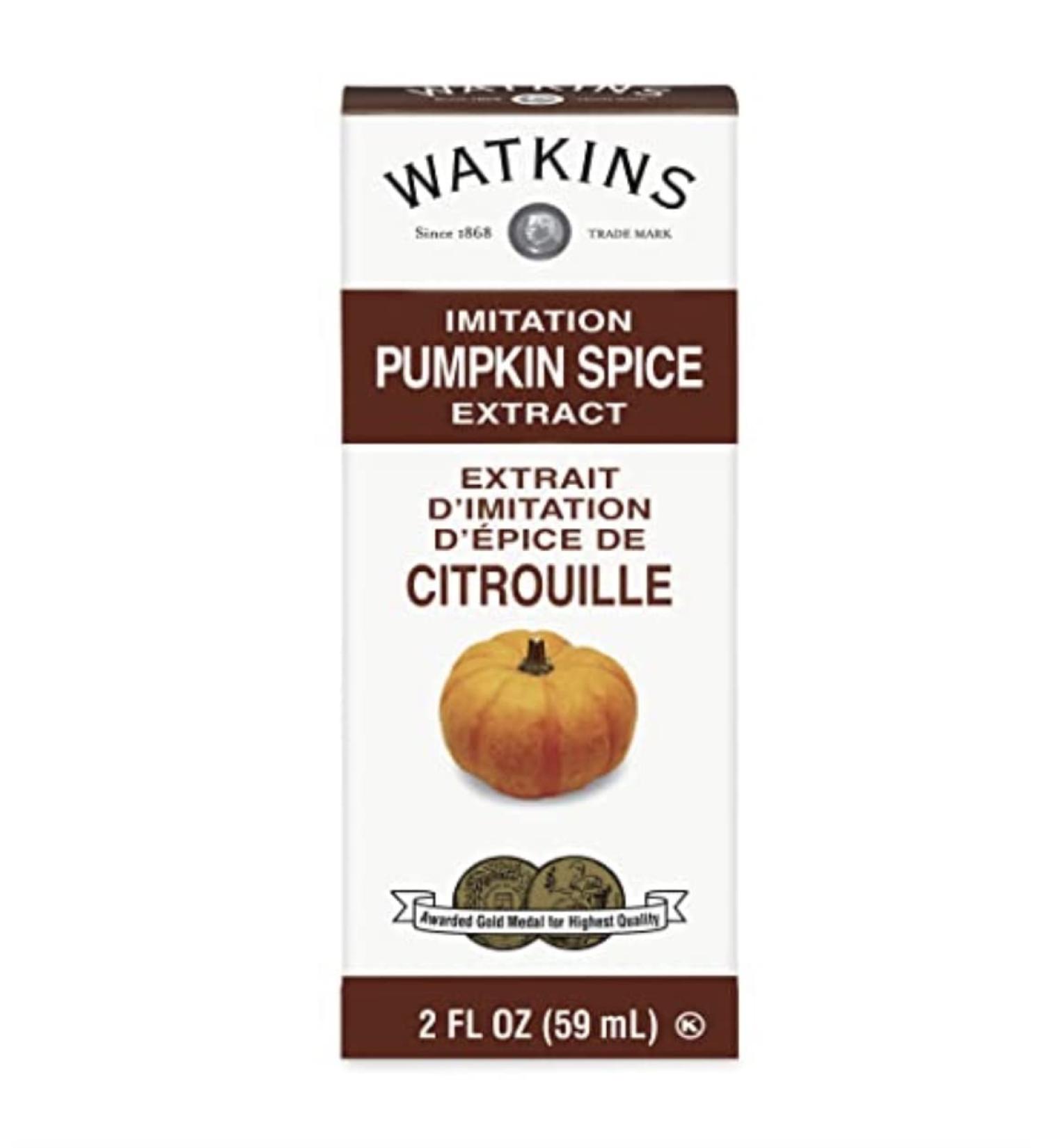 Watkins Imitation Pumpkin Spice Extract Kosher 2 oz. Bottle 1-Pack 2 Fl Oz (Pack of 1) - Buy Online on SooperMarket.com