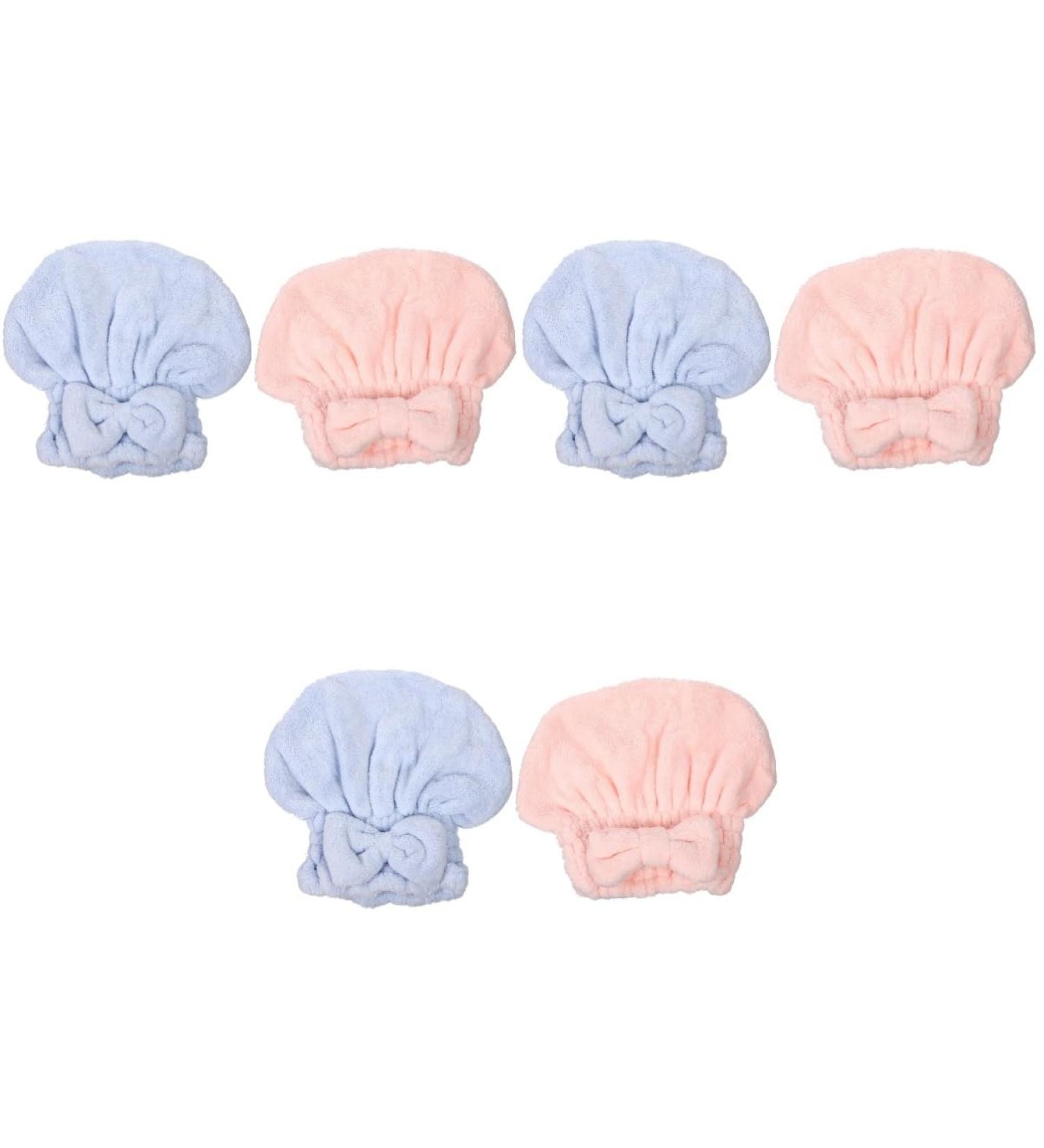 MAGICLULU 6 Pcs Coral Fleece Dry Hair Hat Hats for Women Scrunchies for Girls Quick Dry Hair Pumpkin Accessories Washing Caps Coral Fleece Hair Dry Hat Miss Elasticity Hair Ring - Buy Online on SooperMarket.com