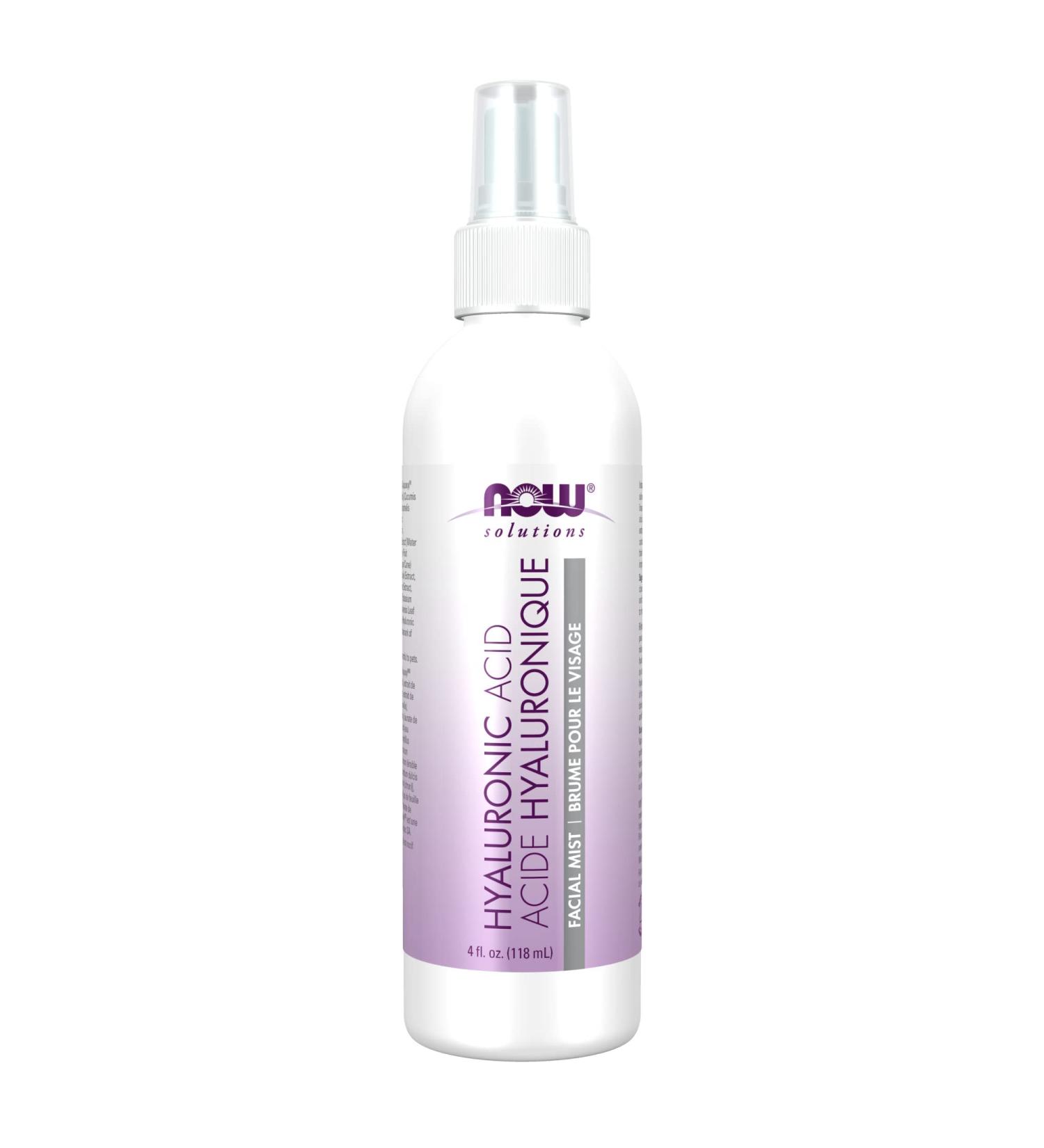 Now Foods Hyaluronic Acid Facial Mist 4 oz - Hydration Booster for Glowing Skin - Buy Online on SooperMarket.com
