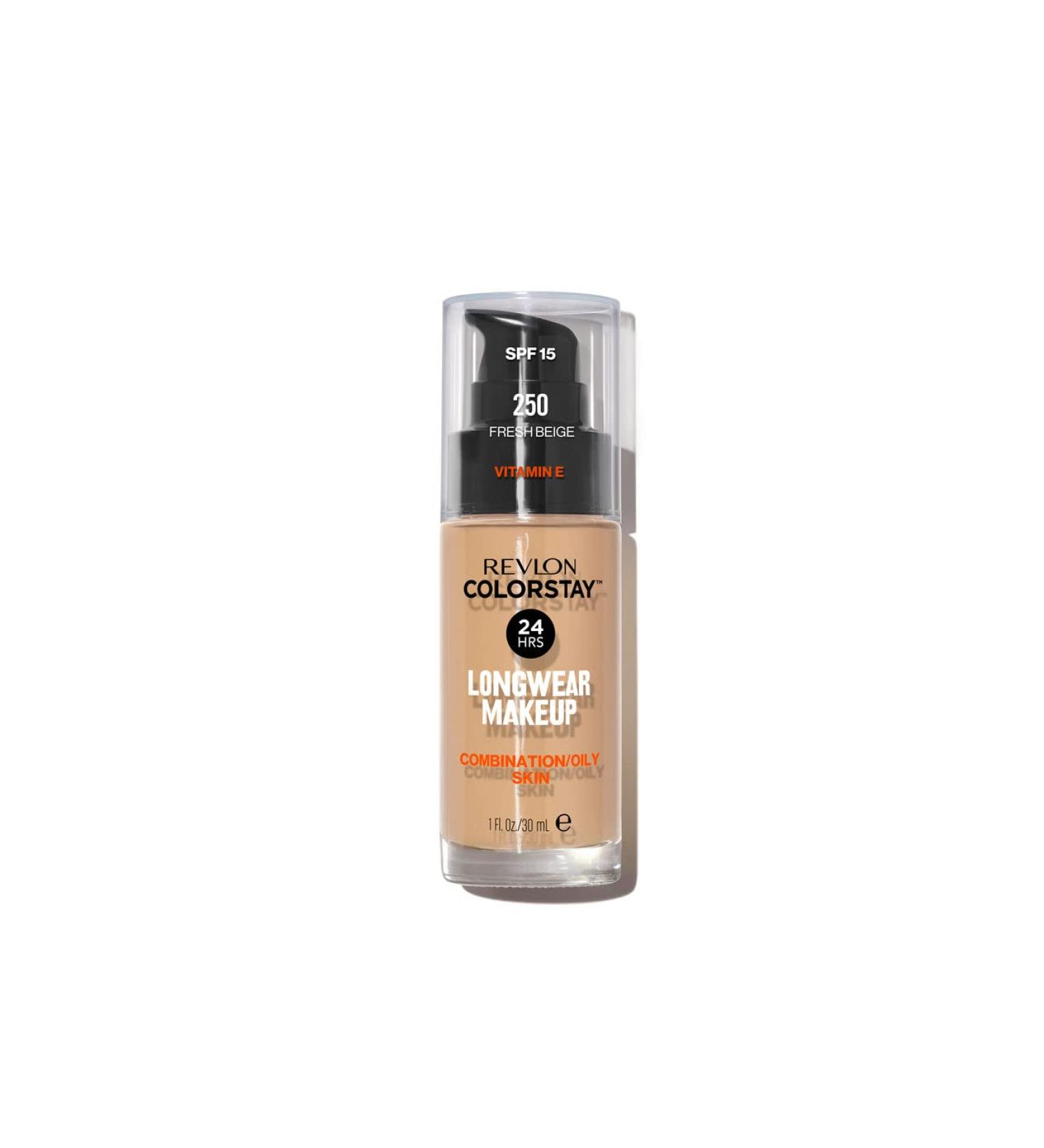 Revlon Colorstay Makeup Foundation 250 Fresh Beige - 1.01 Fl Oz - Buy Online on SooperMarket.com