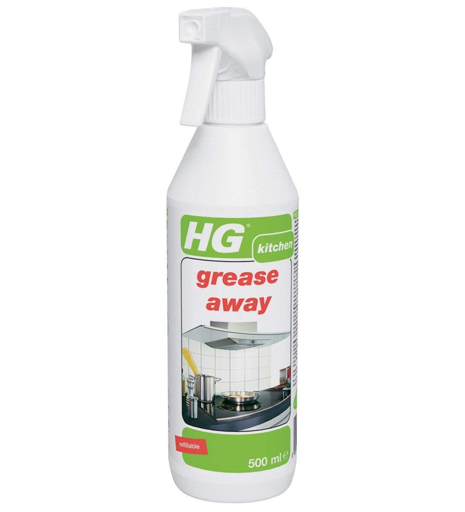 HG Grease Away 500 ml - is a grease remover kitchen cleaning product which works on all surfaces.