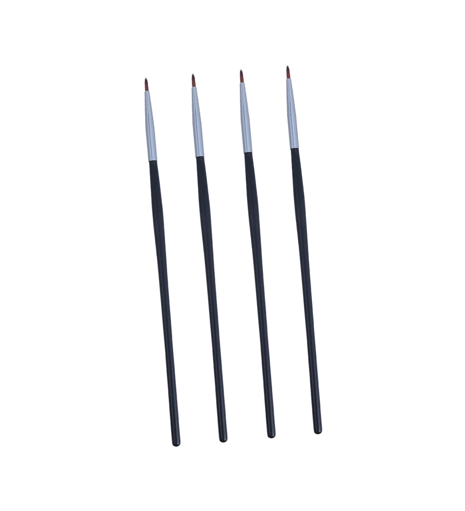 PLAFOPE 4pcs Fine Eyeliner Brush Makeup Eyeliner Wand Travel Makeup Brush Makeup Eye Tool Lip Liner Fiber - Buy Online on SooperMarket.com