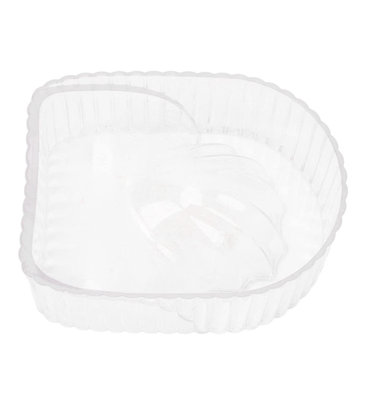 Acrylic Soften Dead Skin Clean Nail Manicure Wash Soaker Tray Nail Art Hand Wash Remover Soak Bowl Hand Soaking Bowl for Beauty Salon (Transparent) - Buy Online on SooperMarket.com