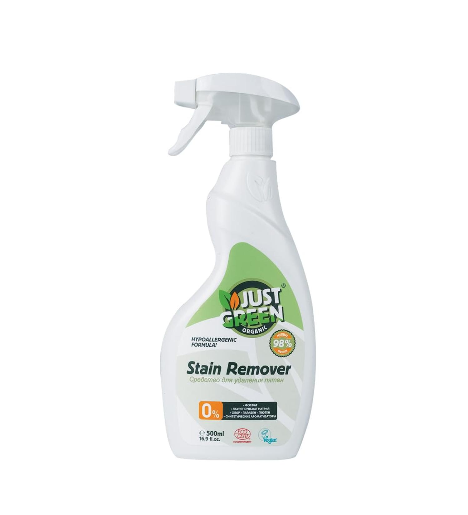 Just Green Organic Stain Remover 500ml - Buy Online on SooperMarket.com