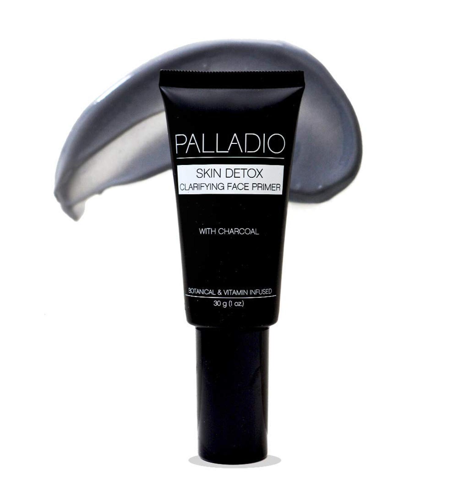 Palladio Skin Detox Charcoal Face Primer - Smooth Base Long Wear Flawless Makeup - 1 oz - Buy Online on SooperMarket.com
