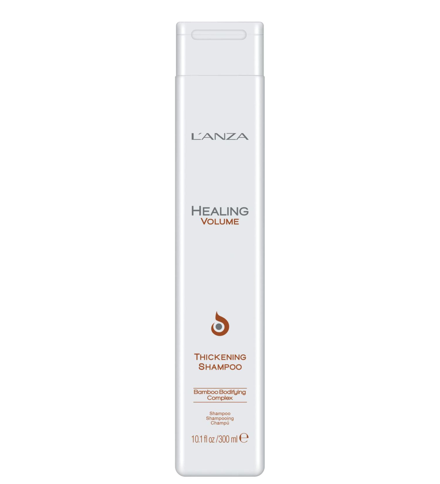 L'ANZA Healing Volume Thickening Shampoo 10.1 Fl Oz - Boosts Shine, Volume, & Thickness for Fine Hair with Bamboo Complex & Keratin - Buy Online on SooperMarket.com