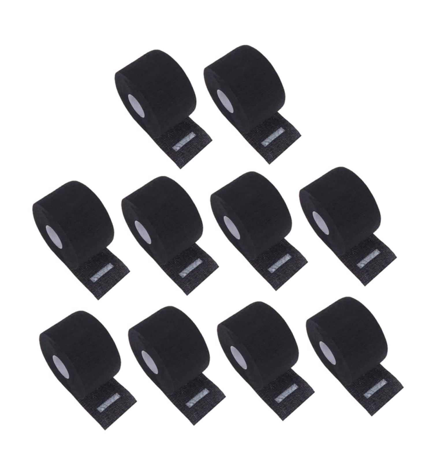 KALLORY 10pcs Hairdressing Neck Paper Stretchy Paper Neck Band Stretchy Neck Bands Disposable Scarf - Buy Online on SooperMarket.com