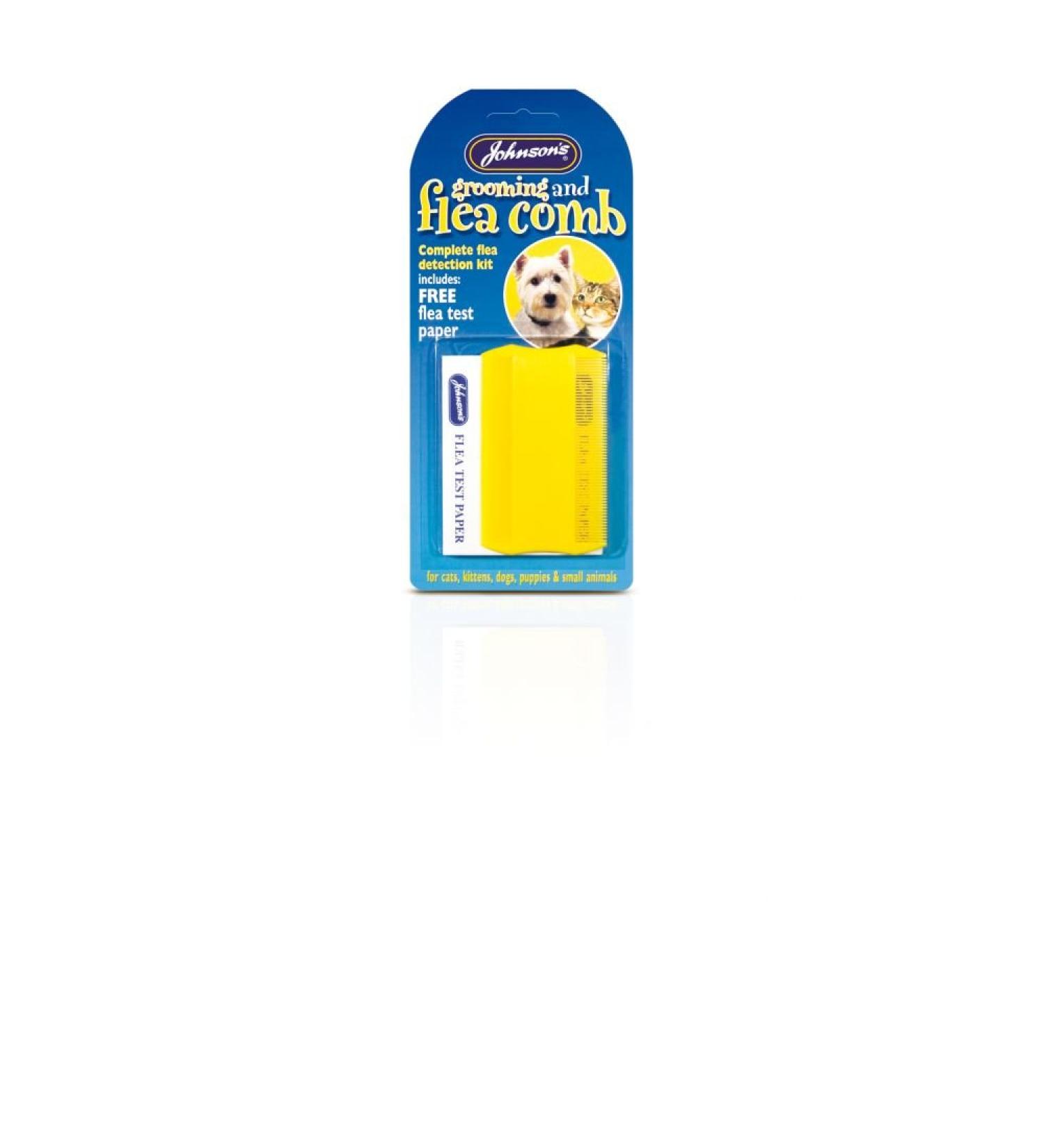 Johnsons Flea & Grooming Comb + Flea Detection Kit