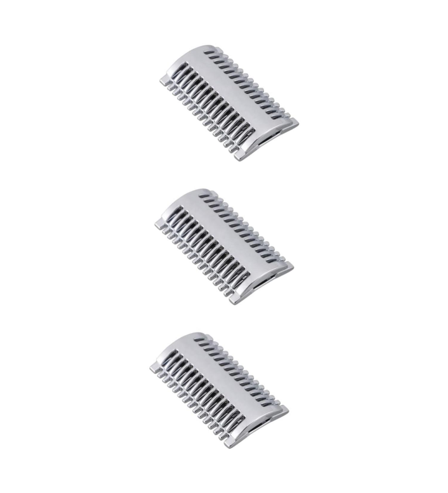 Angoily Zinc Alloy Razor Heads - Traditional Parts for Men | Electric Shears | Robust Blade-Free Design | 3-Pack - Buy Online on SooperMarket.com