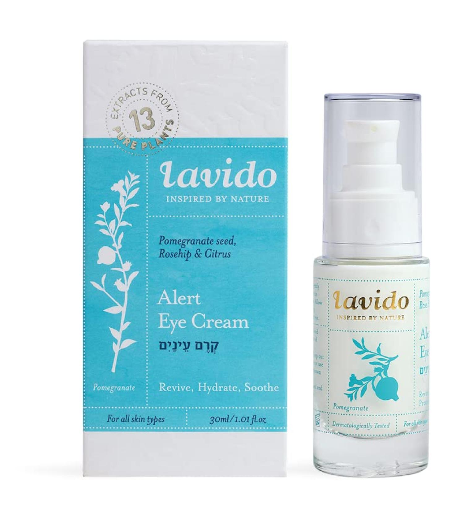 Lavido Natural Alert Eye Cream | Clean Non-Toxic Skincare - 1 fl oz | 30 ml - Buy Online on SooperMarket.com