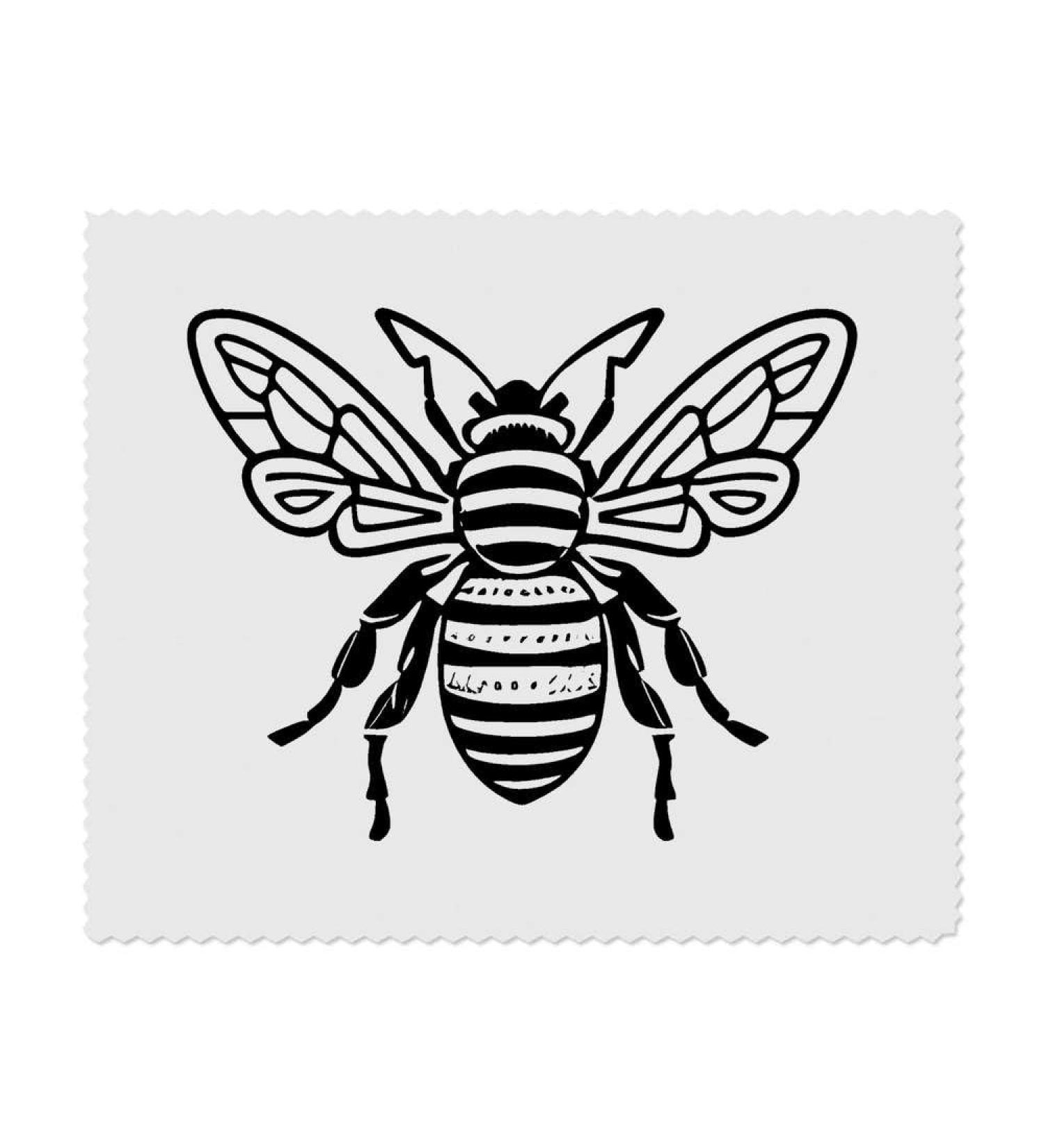 2 x Microfiber Cleaning Cloths 'Worker Bee' - Premium Quality & Eco-Friendly | International Shipping Available - Buy Online on SooperMarket.com