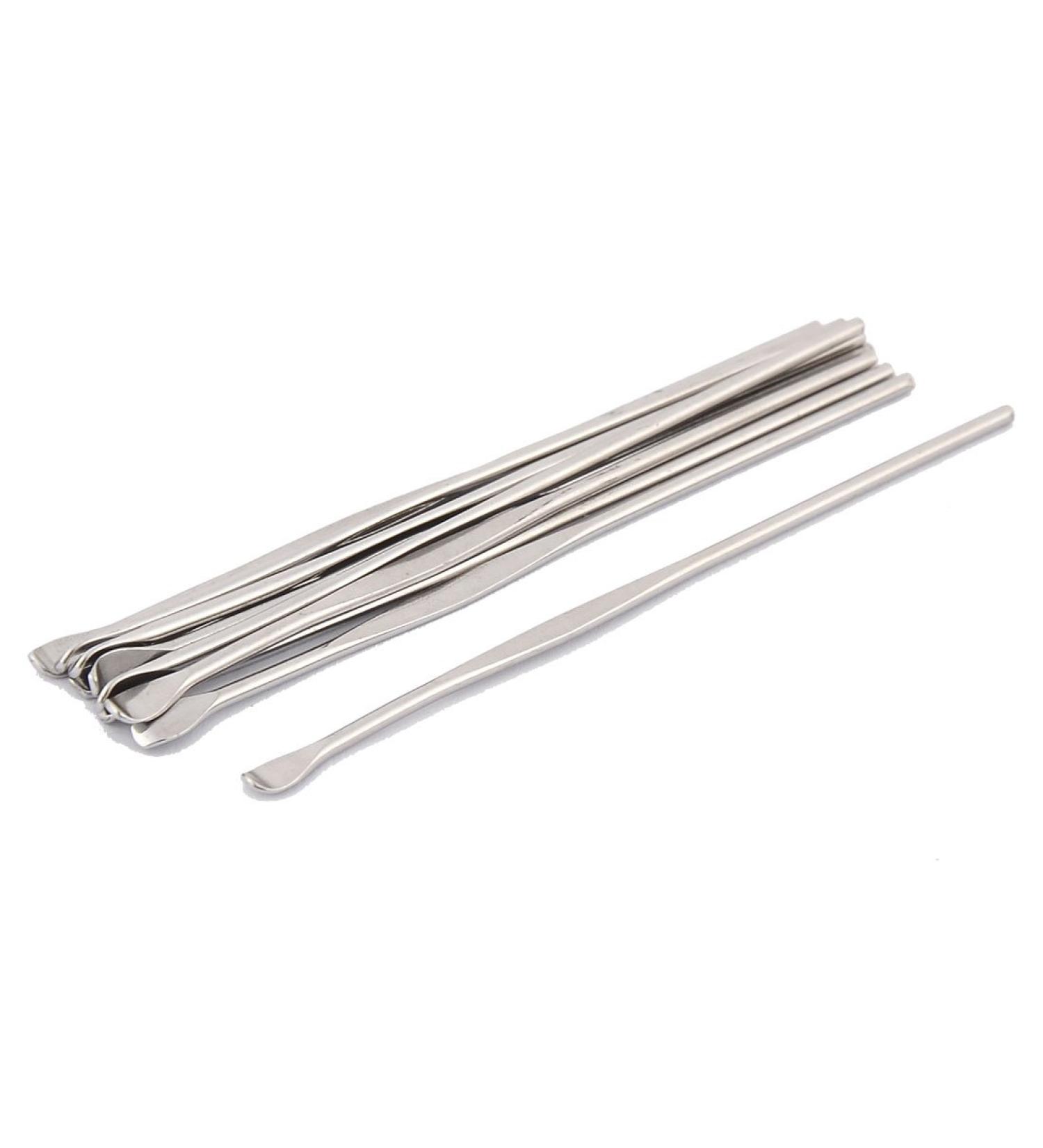 Qtqgoitem Stainless Steel Wax Curette Removal Remover Cleaner Ear Pick Earpick 3 Inch 10pcs (Model: ae4 9ff BAB bd9 926)