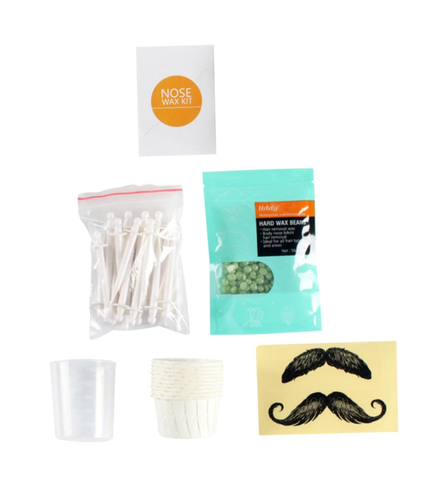 WOONEKY Nose Hair Removal Wax Set - Multipurpose Hair Removal Pen with Wax Beans - International Shipping Available - Buy Online on SooperMarket.com