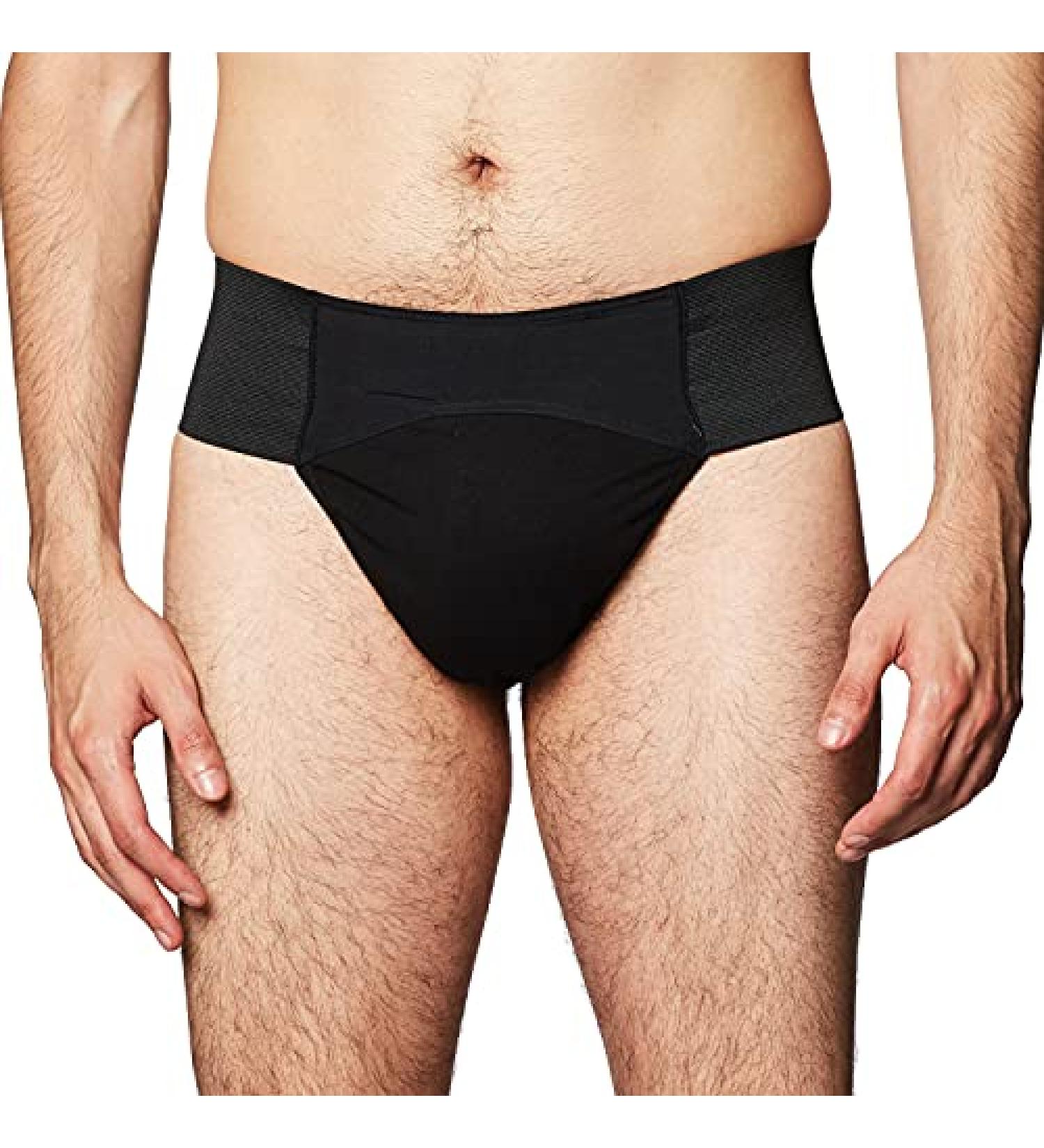 Capezio Men's Quilted Cotton Panel Thong Dance Belt - X-Large, Black - Buy Online on SooperMarket.com