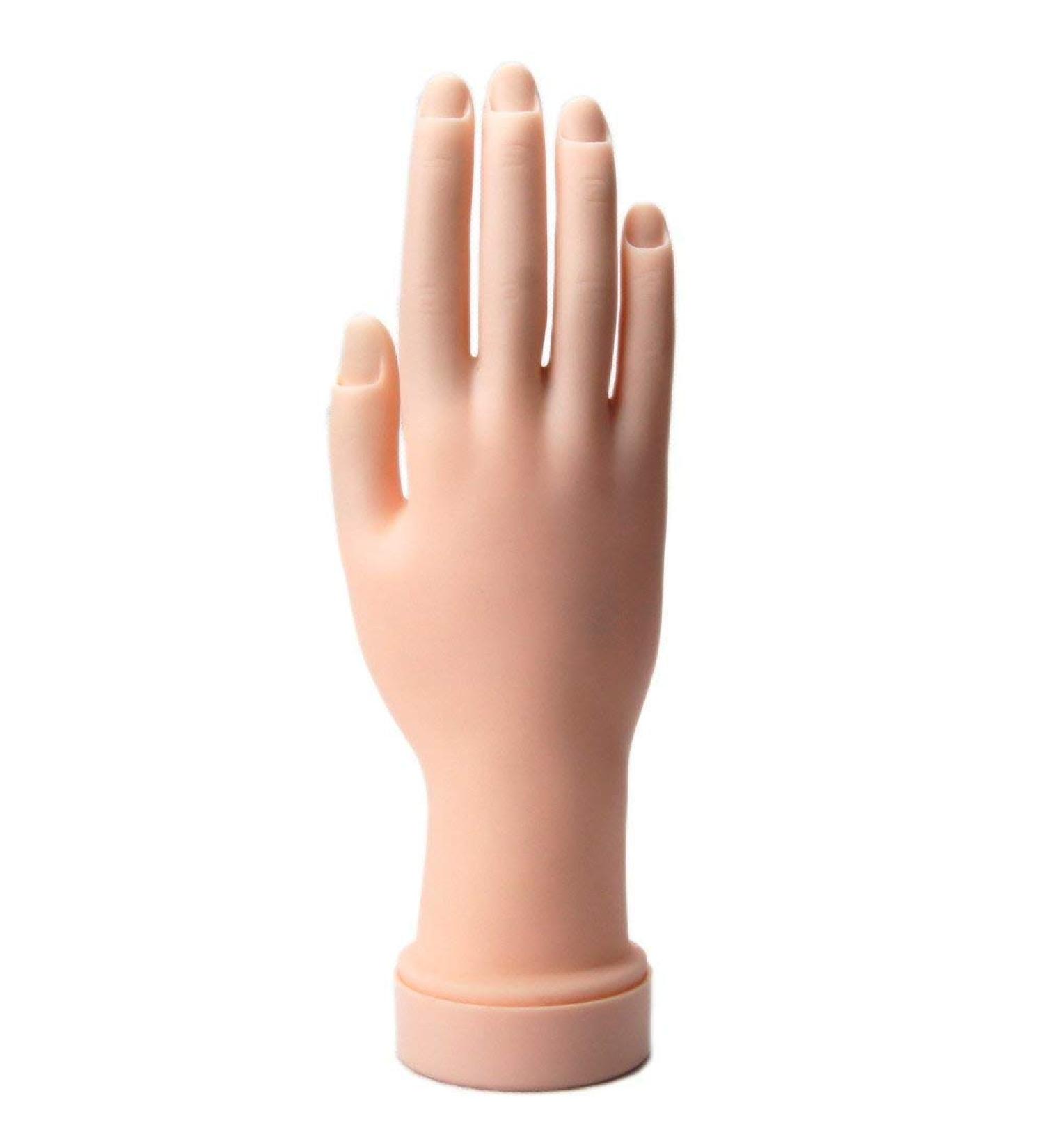 Buqikma Flexible Movable Nail Practice Hand for Manicure Training - Pack of 1 - Buy Online on SooperMarket.com