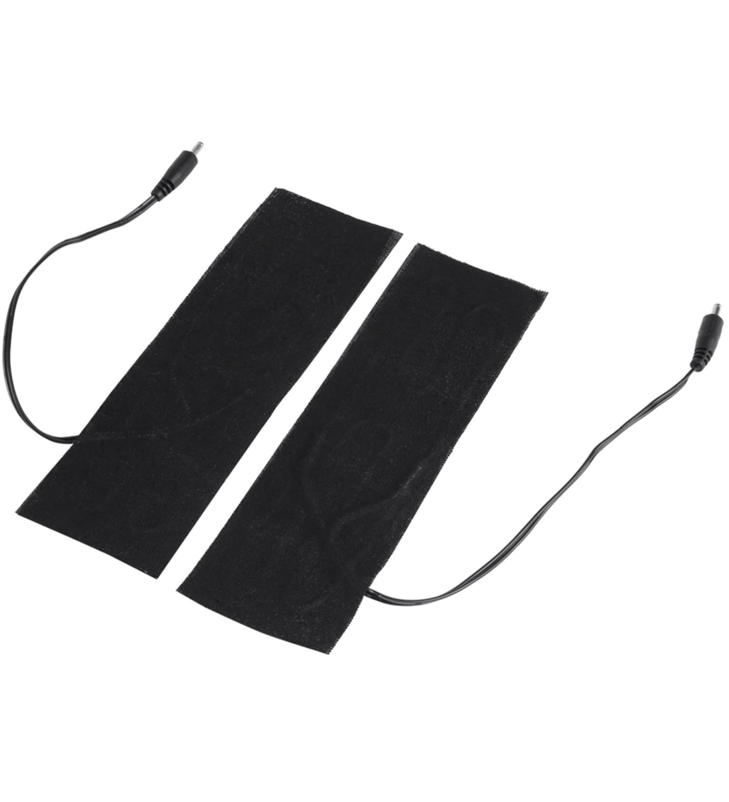 USB Carbon Fiber Heating Element Pillows - Washable Foldable Foot Warmers | 5V Electric Heating 19.6 x 6 cm Black - Buy Online on SooperMarket.com