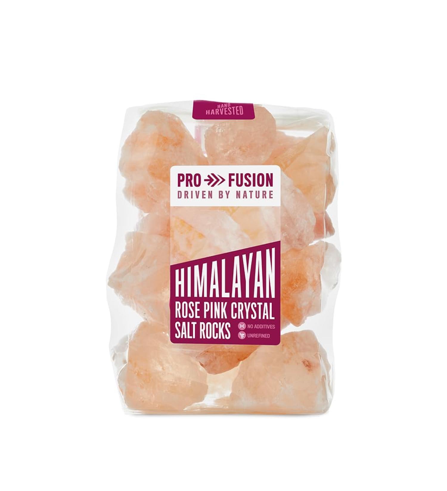 Profusion Organic Himalayan Rose Pink Salt Rocks 1 kg 1 kg (Pack of 1)