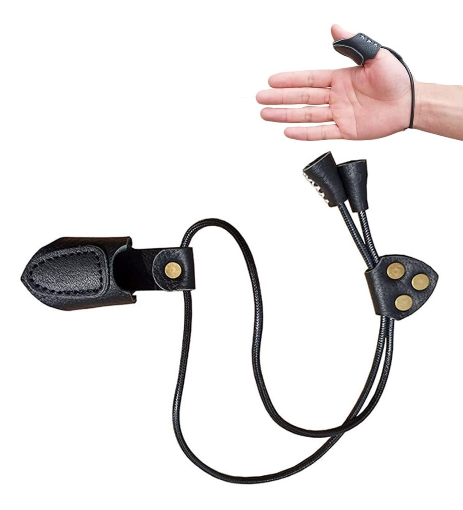 NATUMER Handmade Archery Thumb Ring Finger Protector Guard - Black - Buy Online on SooperMarket.com