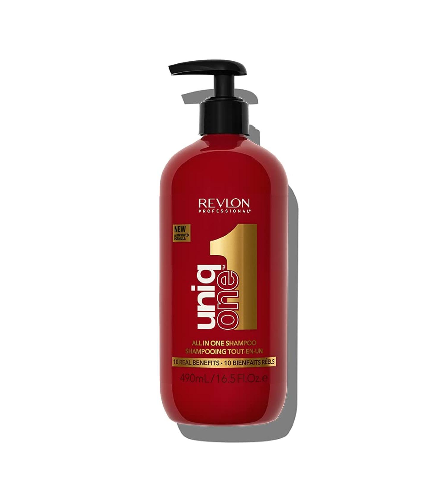 Revlon Professional Uniqone Shampoo - Nourishing Hair & Scalp Cleanser Maximum Silkness & Shine Reduces Hair Breakage 490 ml - Buy Internationally - Buy Online on SooperMarket.com