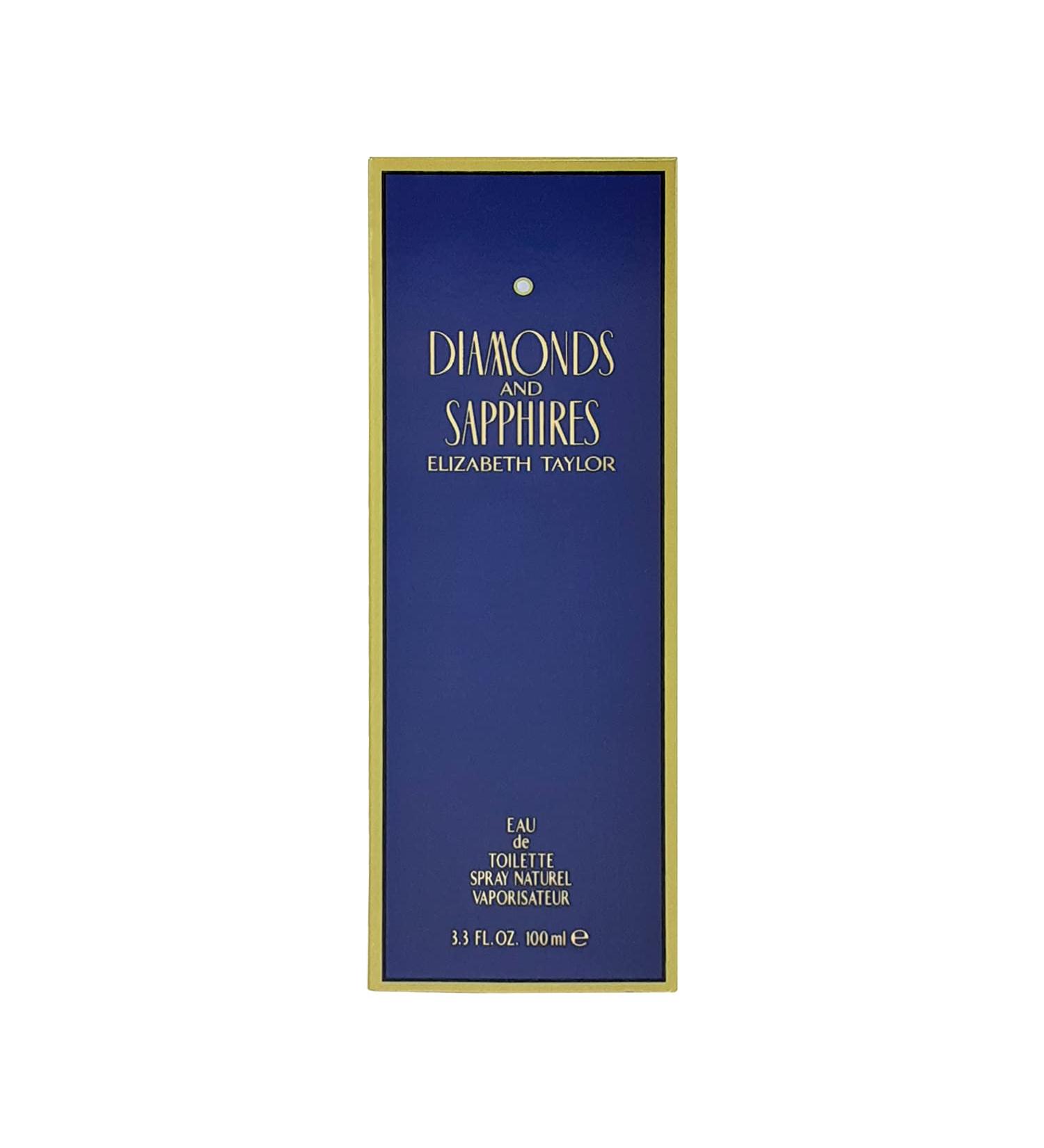 DIAMONDS & SAPHIRES by Elizabeth Taylor Eau De Toilette Spray 3.4 oz for Women - 100% Authentic - Buy Online on SooperMarket.com