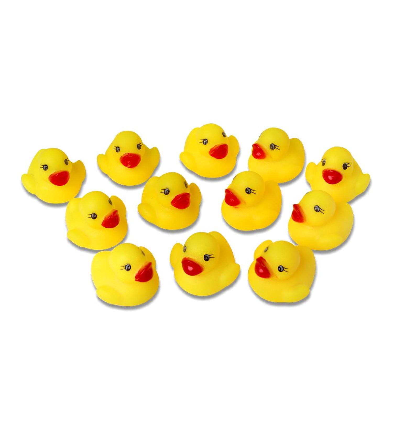 Buy Schramm 12 Pack Rubber Ducks - Squeaking Yellow Bathing Ducks (3.5 cm) for Fun Water Play | International Shipping Available - Buy Online on SooperMarket.com