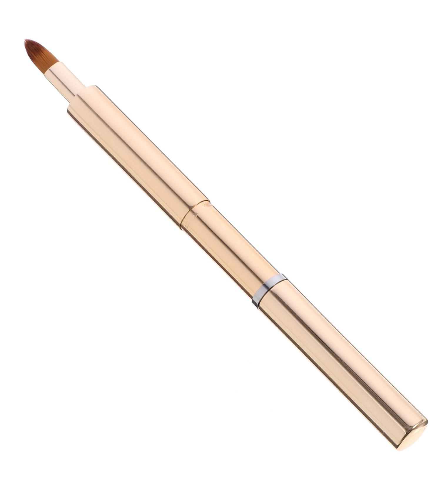 FOMIYES Lip Brush Portable Lipstick Applicator Women Lip Brush Lip Gloss Brush Lip Makeup Tool Golden - Buy Online on SooperMarket.com