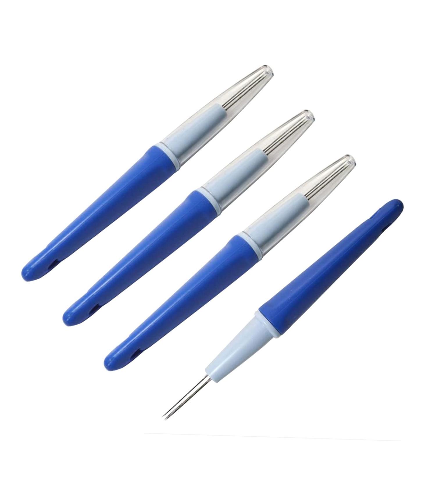 4Pcs Pen Style Needle Felting Tool with Wool Needle Felting Accessories - Ideal for Patchwork, Embroidery, and Crafts - Buy Online on SooperMarket.com