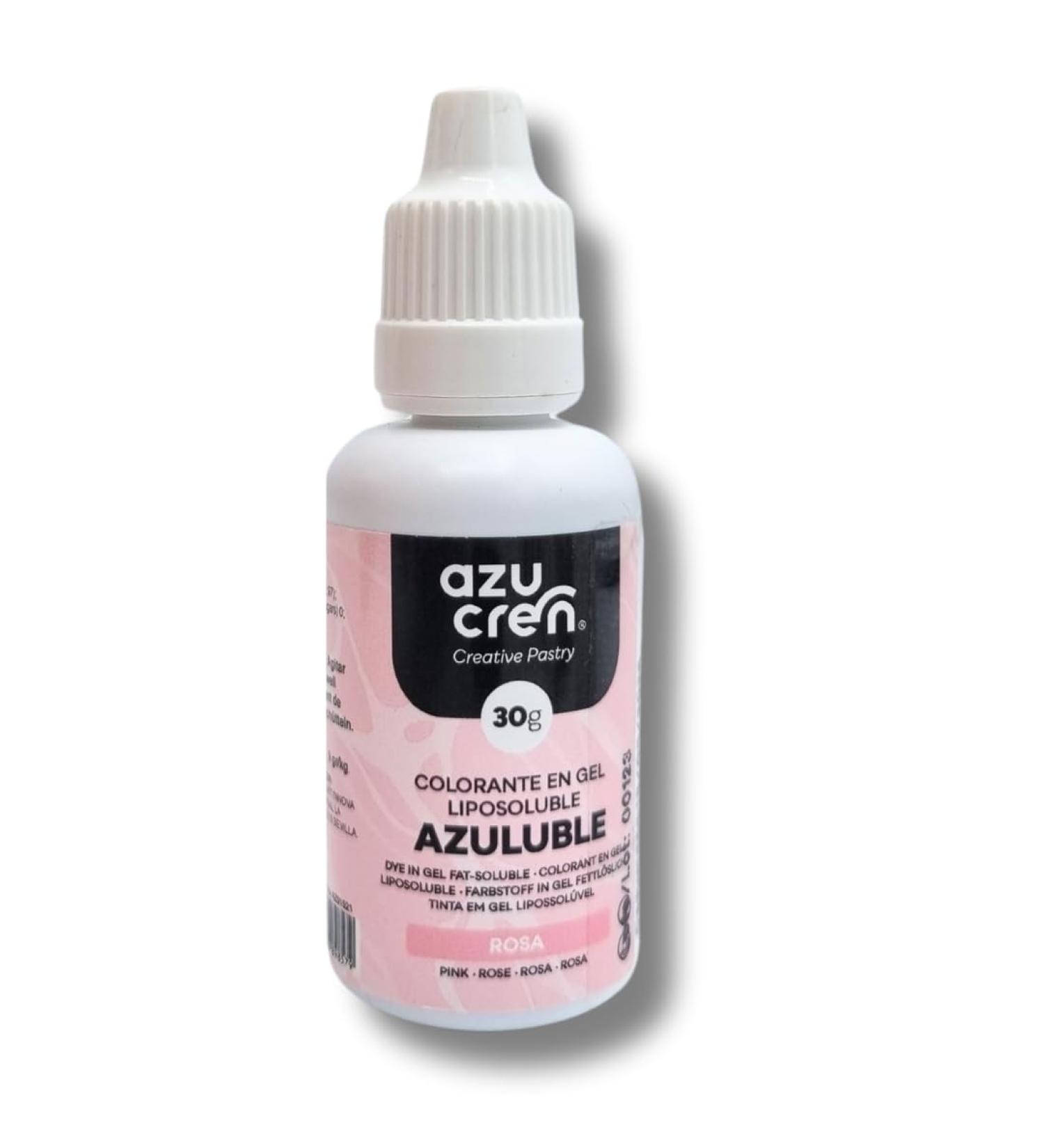 Azucren Oil Based Food Gel Colouring Pink Ideal for Chocolate Buttercream and Cream 30 G - Buy Online on SooperMarket.com