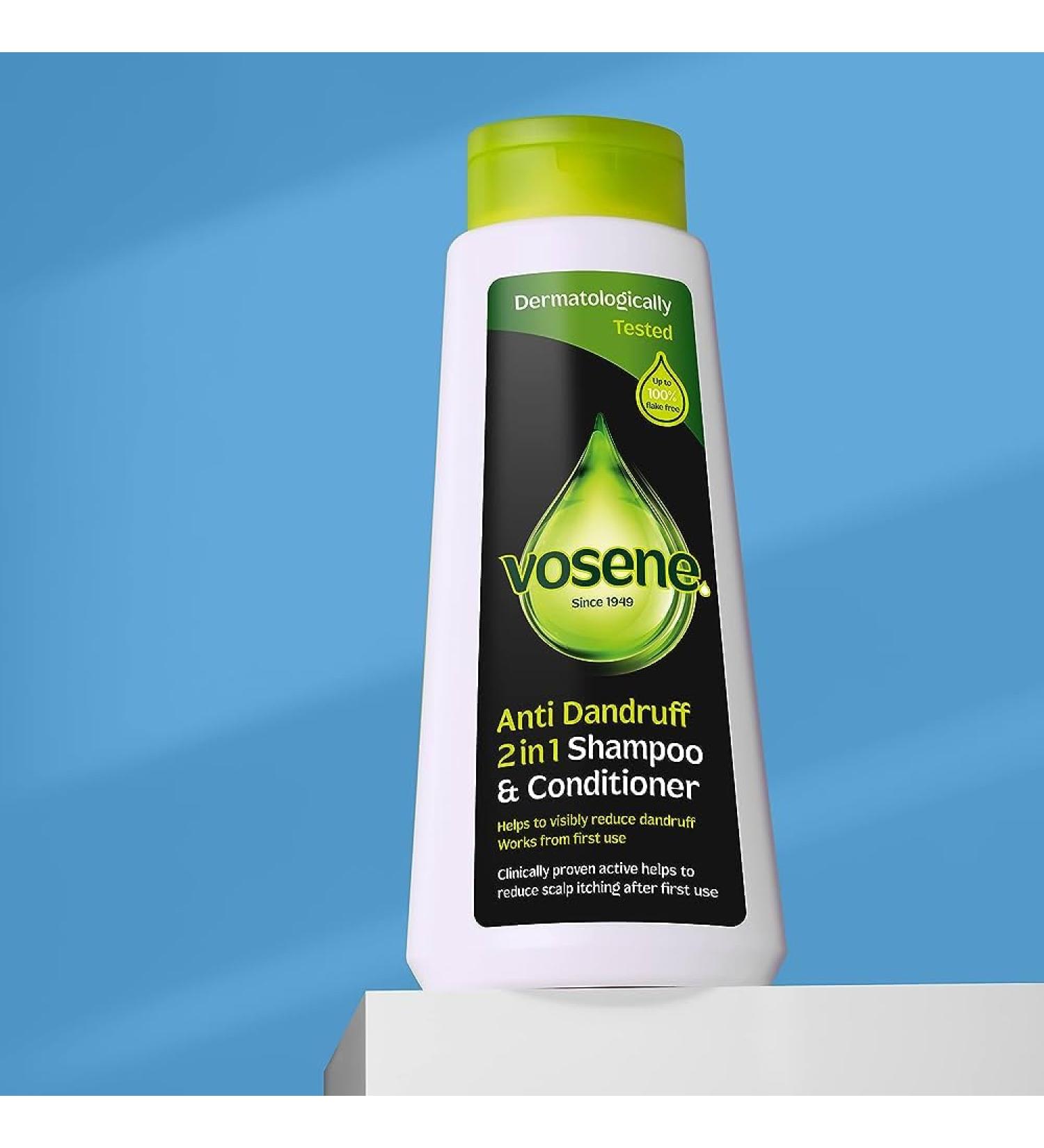 VOSENE ANTI DANDRUFF 2IN1 SHAMPOO & CONDITIONER 500ML (Pack Of 1)