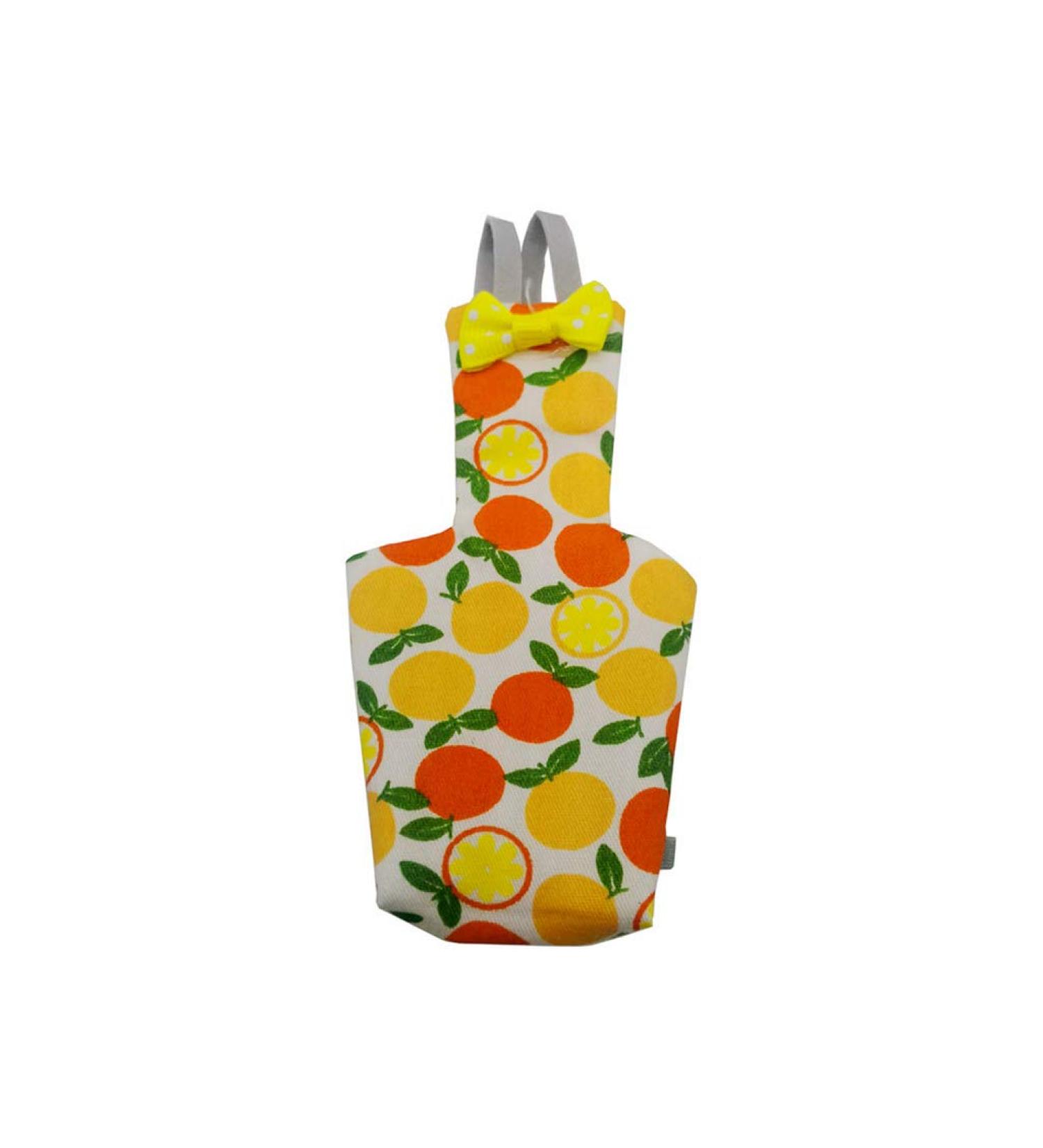 Yushu - Pet Adjustable Diaper Suit Parrot Diaper with Bow Tie Cute Colorful Fruit Floral for Cockatiel Pigeons Pet Birds Parrot Flight Suit Clothes Washable - Buy Online on SooperMarket.com