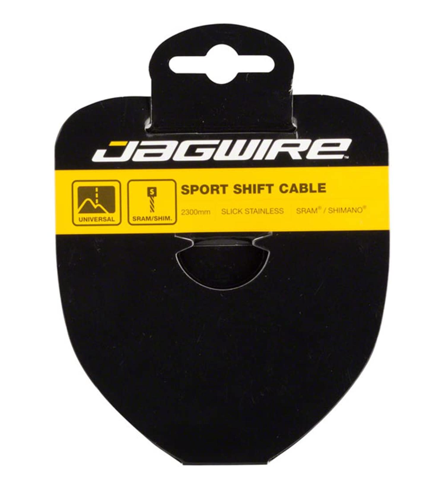 Jagwire - Sport Slick Galvanized Universal Bicycle Shifter Cable | for Road, Hybrid, Mountain, Cruiser Bike | SRAM and Shimano Compatible | 3100 mm