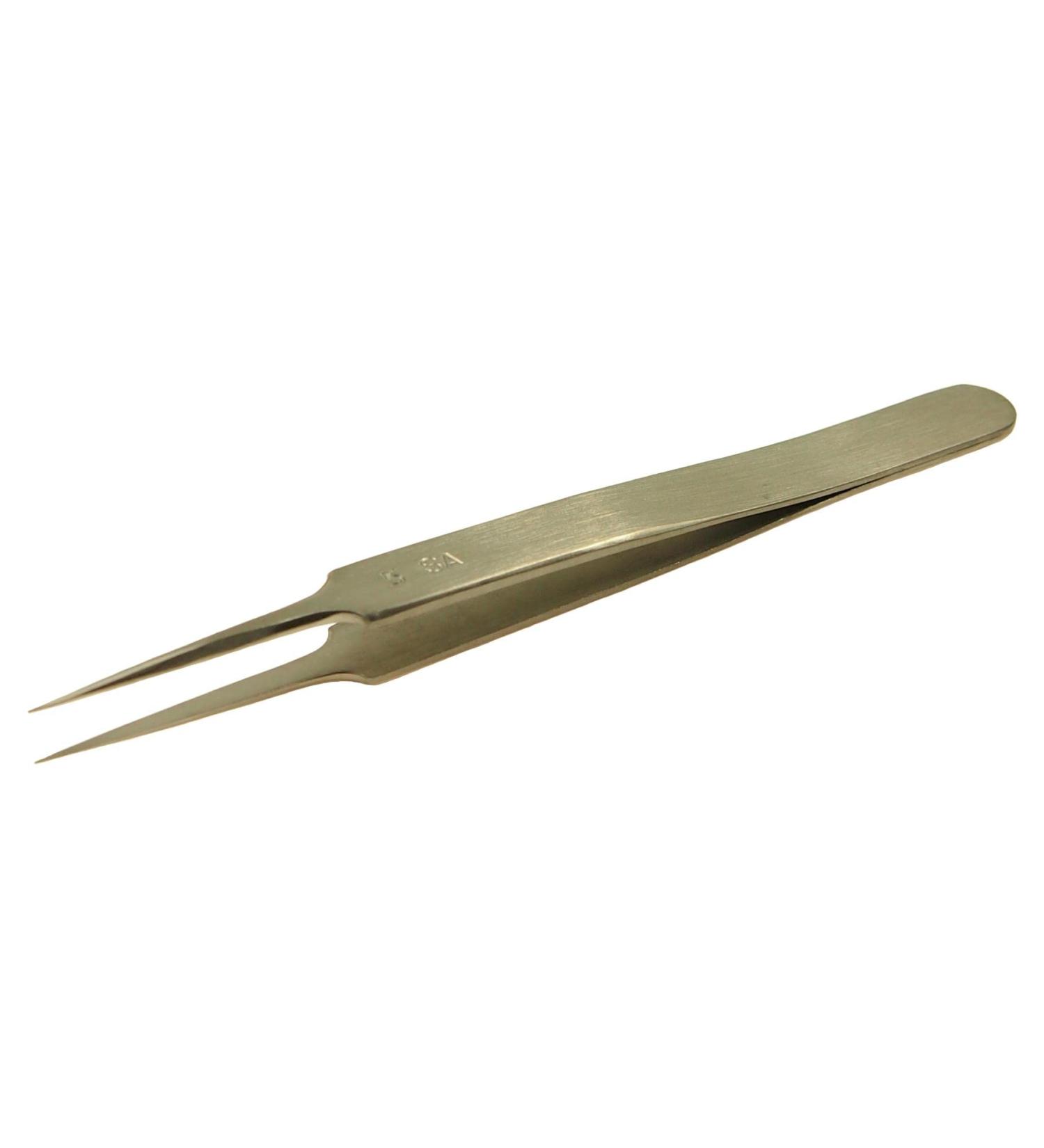 Tweezers straight/pointed 110 mm 5-SA tweezers and replacement tips 1 piece | MP005215