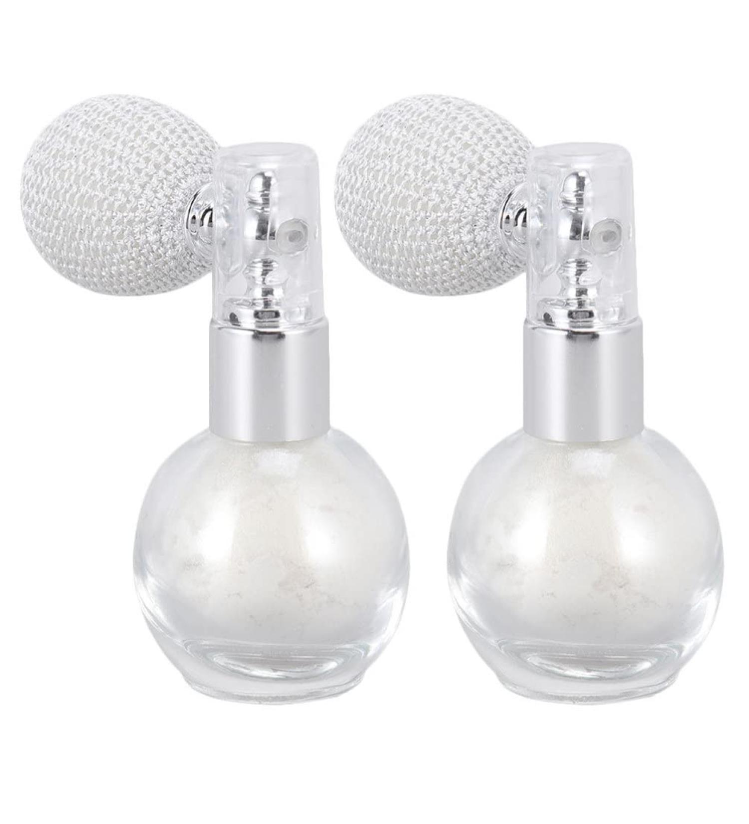 KALLORY 2pcs Spray Glitter for Face & Hair - High Gloss Makeup Spray Perfume Bottle for Women | Glitter Makeup Accessory - Buy Online on SooperMarket.com