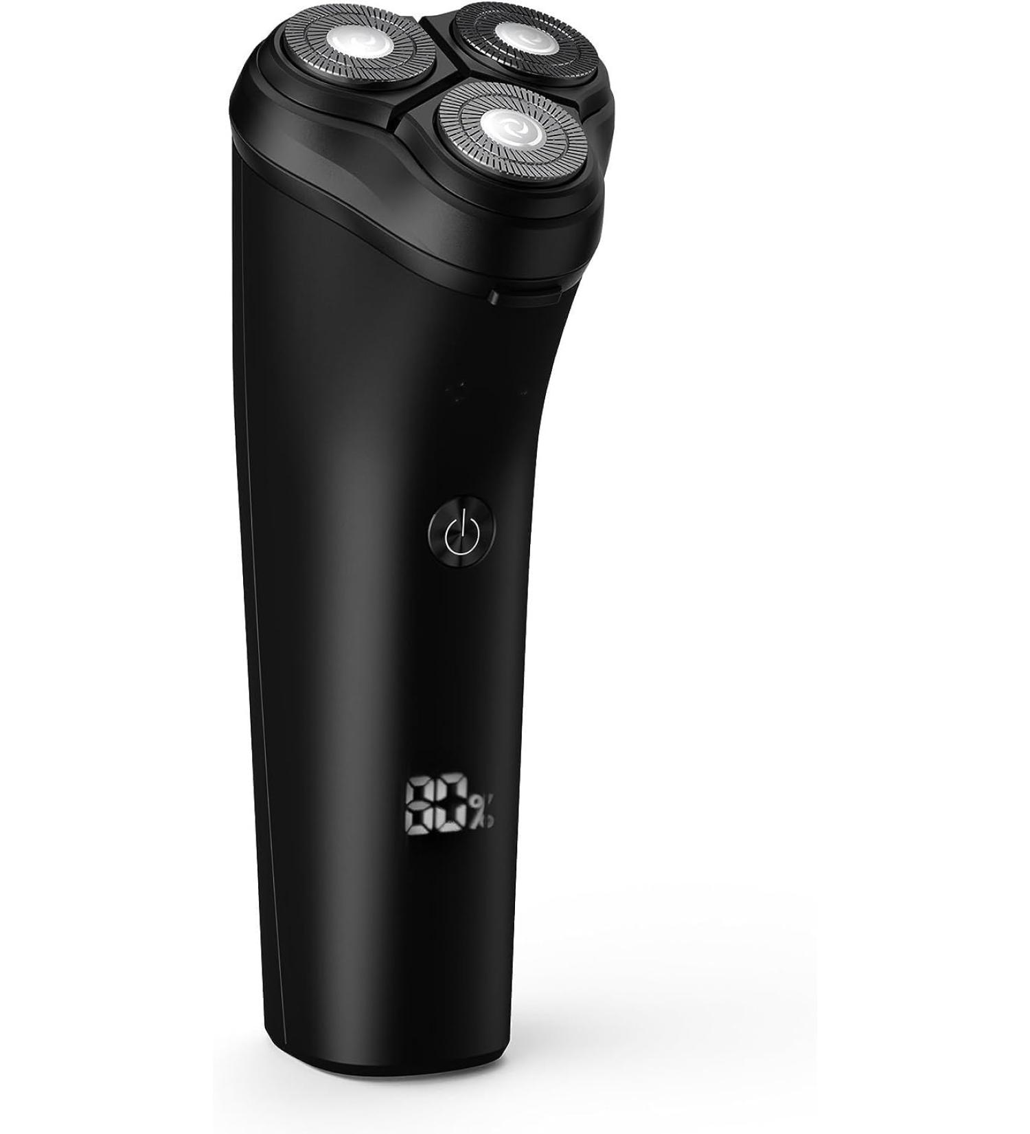 GeRRiT Electric Shavers for Men - Rechargeable IPX7 Waterproof Rotary Shaving Razors with Smart LED Screen - Buy Now - Buy Online on SooperMarket.com