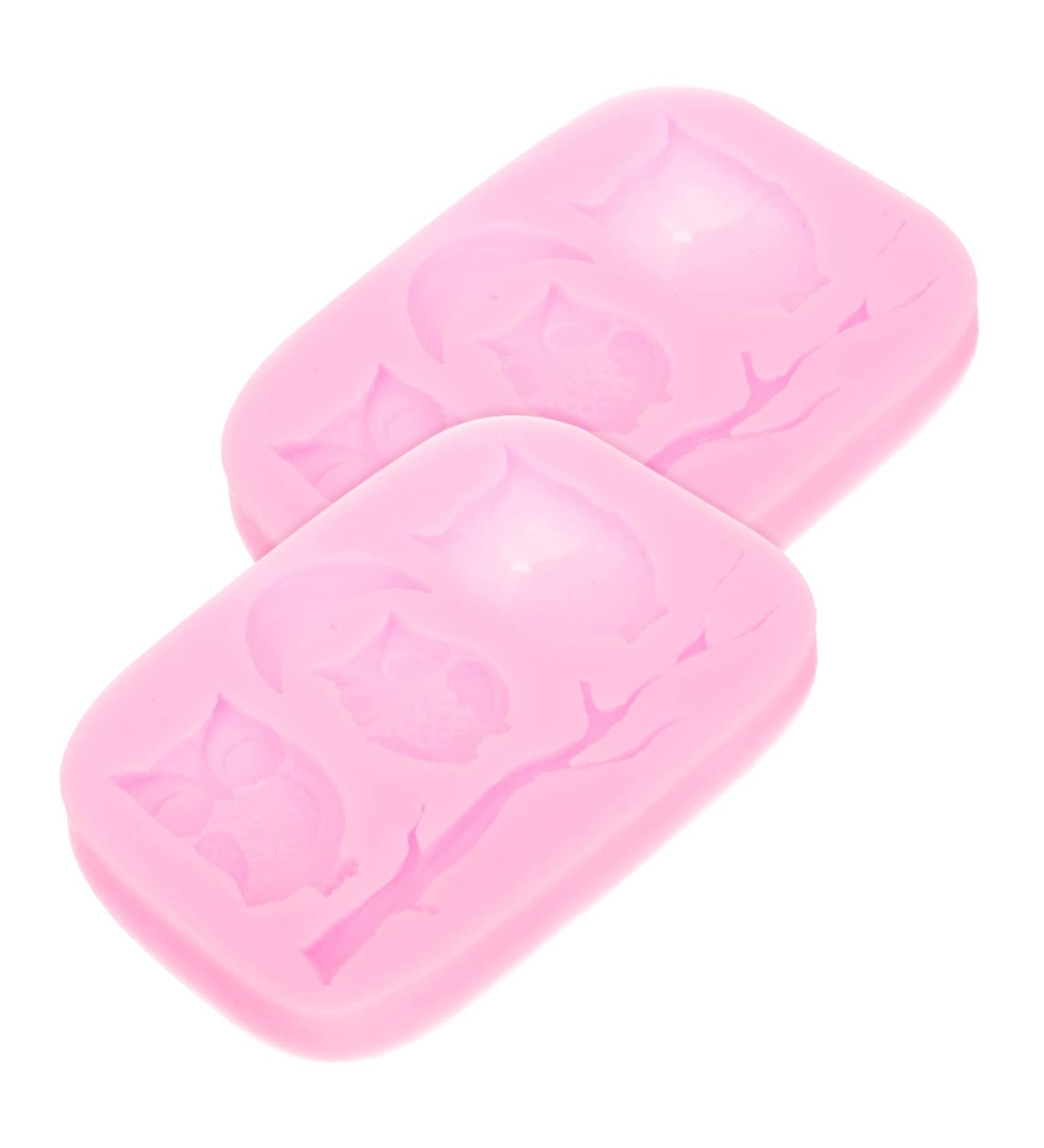 Ciieeo 2pcs Baking Silicone Mold Silicon Molds Clay Mold 3D Owl Shape Molds Fondant Tools Silicone Molds Cake Stencils Candle Molds Silicone Baking Pan Jelly Halloween Silica Gel - Buy Online on SooperMarket.com