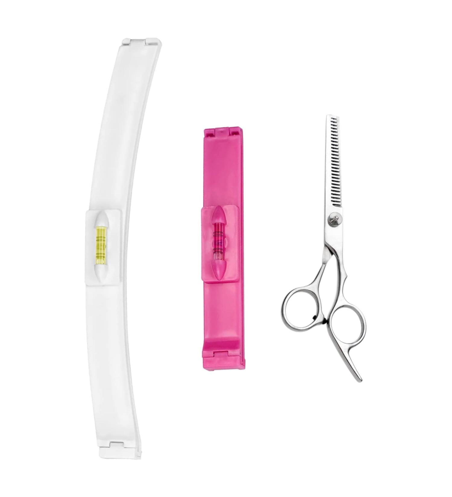 Mlysnd Hair Cutting Tool Set - 3pcs Professional Hair Scissors Kit for Home DIY Hair Styling - Ideal for Kids, Women, Layers, Bangs, Bobs, and Split Ends - Buy Online on SooperMarket.com