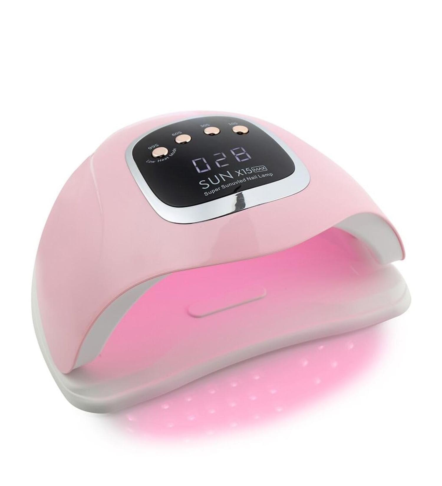 Pink Lady Nail Dryer Lamp - WY8 Sun X15 Max 280W High Power, Fast Curing UV LED Ice Lamp for Gel Polish and Nail Art - Buy Online on SooperMarket.com