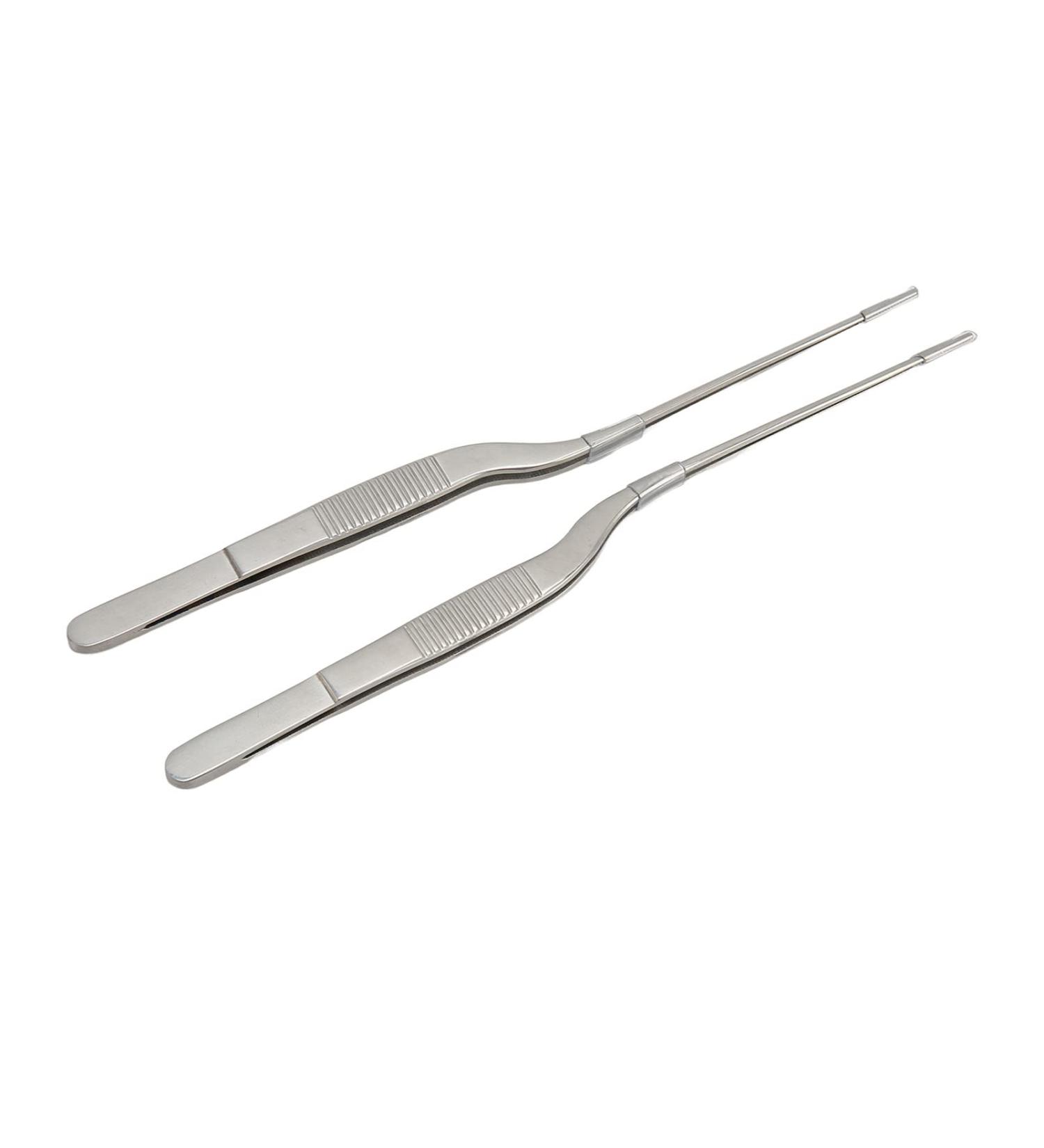 2Pcs Stainless Steel Tweezers - Corrosion & High Temp Resistant Multipurpose Tool for Hearing Amplifiers - Compact & Durable - Buy Online on SooperMarket.com