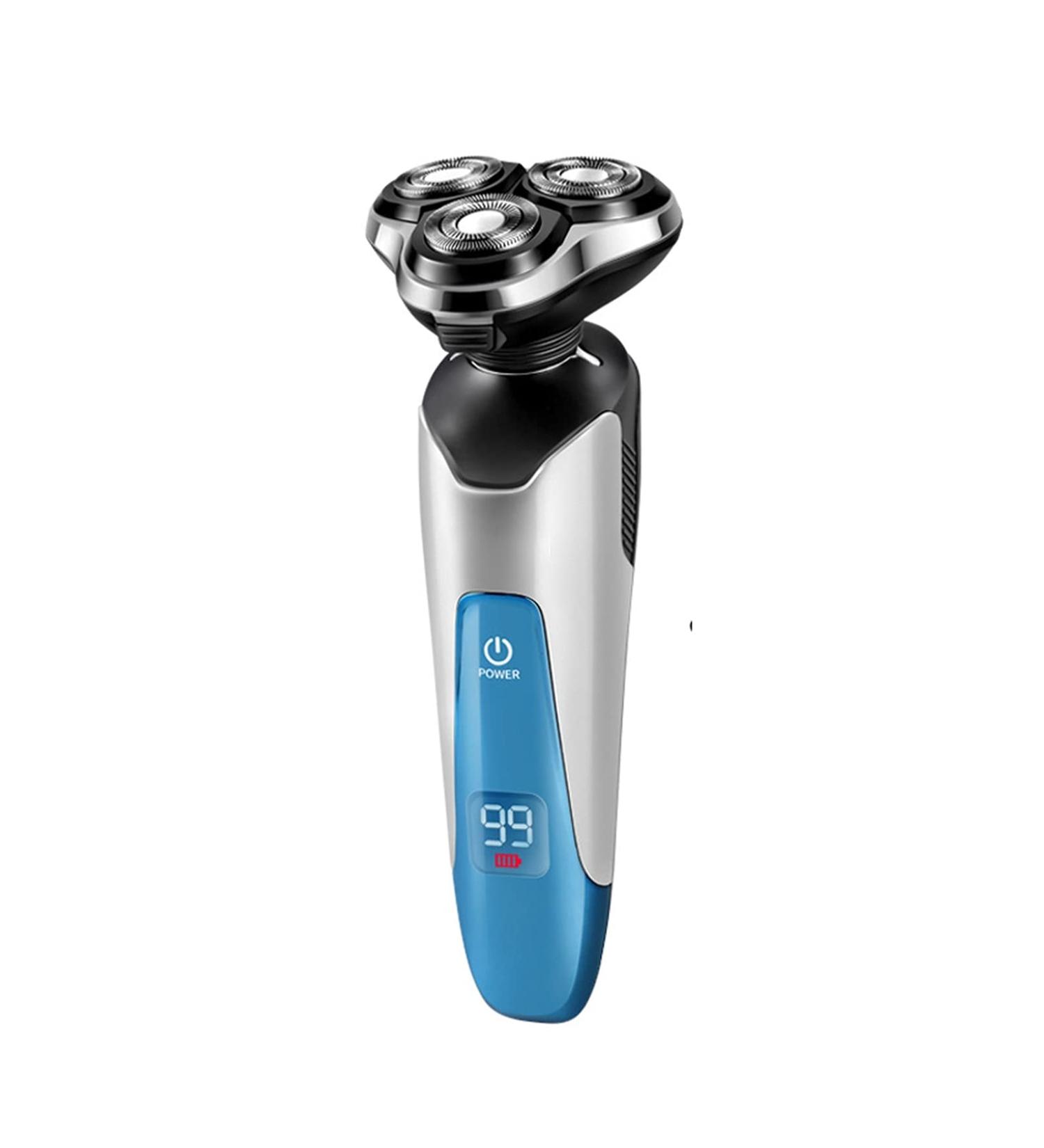 GeRRiT Electric Razor for Men - Waterproof Rotary Shaver Cordless USB Rechargeable Beard Trimmer Ideal Gift for Husband & Dad - Buy Online on SooperMarket.com