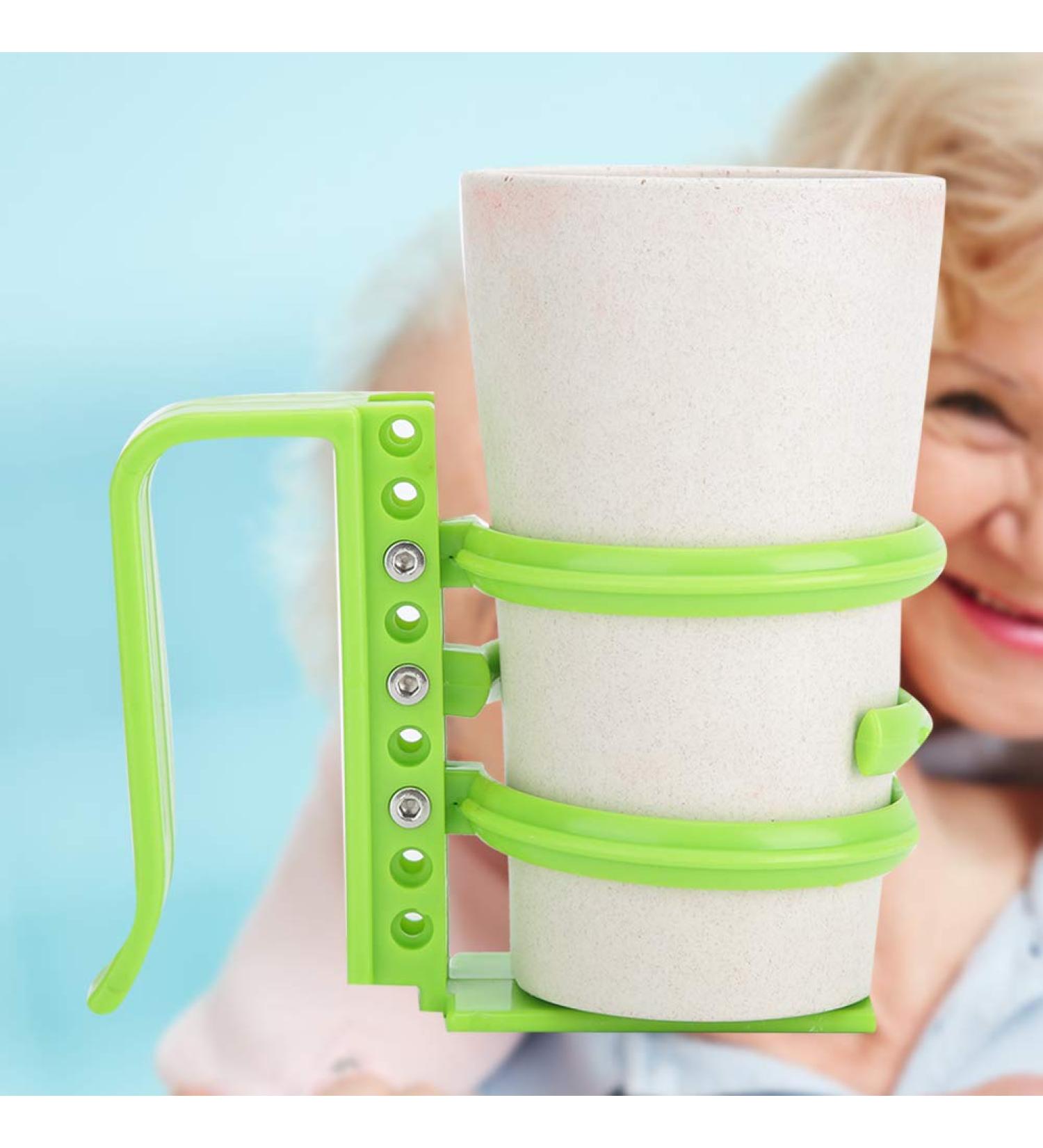 Elderly Cup Holder Comfortable Large Hand Supports Cup Holder for Elderly Disabled - Buy Online on SooperMarket.com