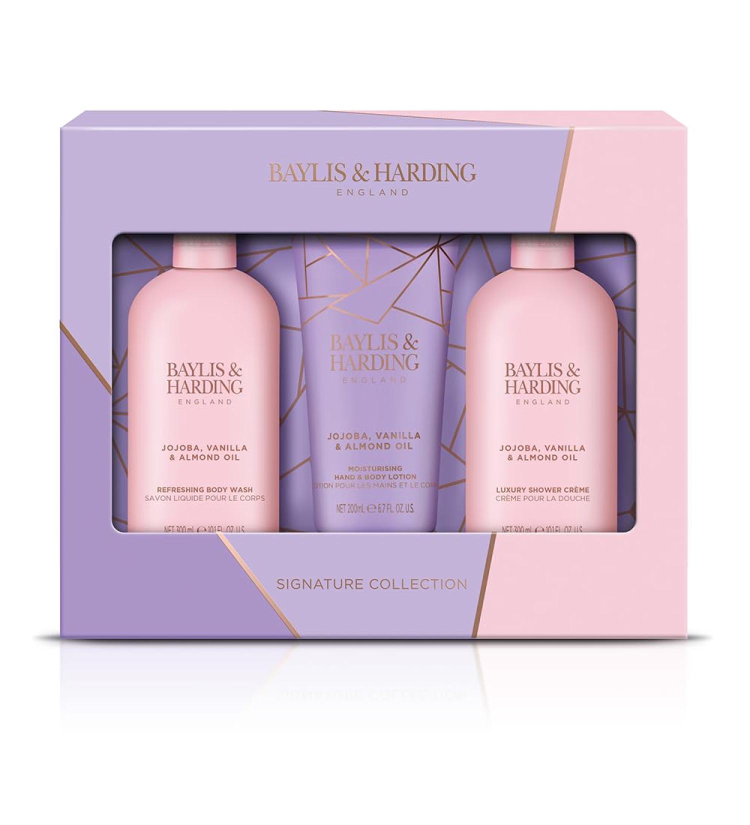 Baylis & Harding Jojoba Vanilla & Almond Oil Luxury Bathing Essentials Gift Set (Vegan Friendly) - Buy Online on SooperMarket.com