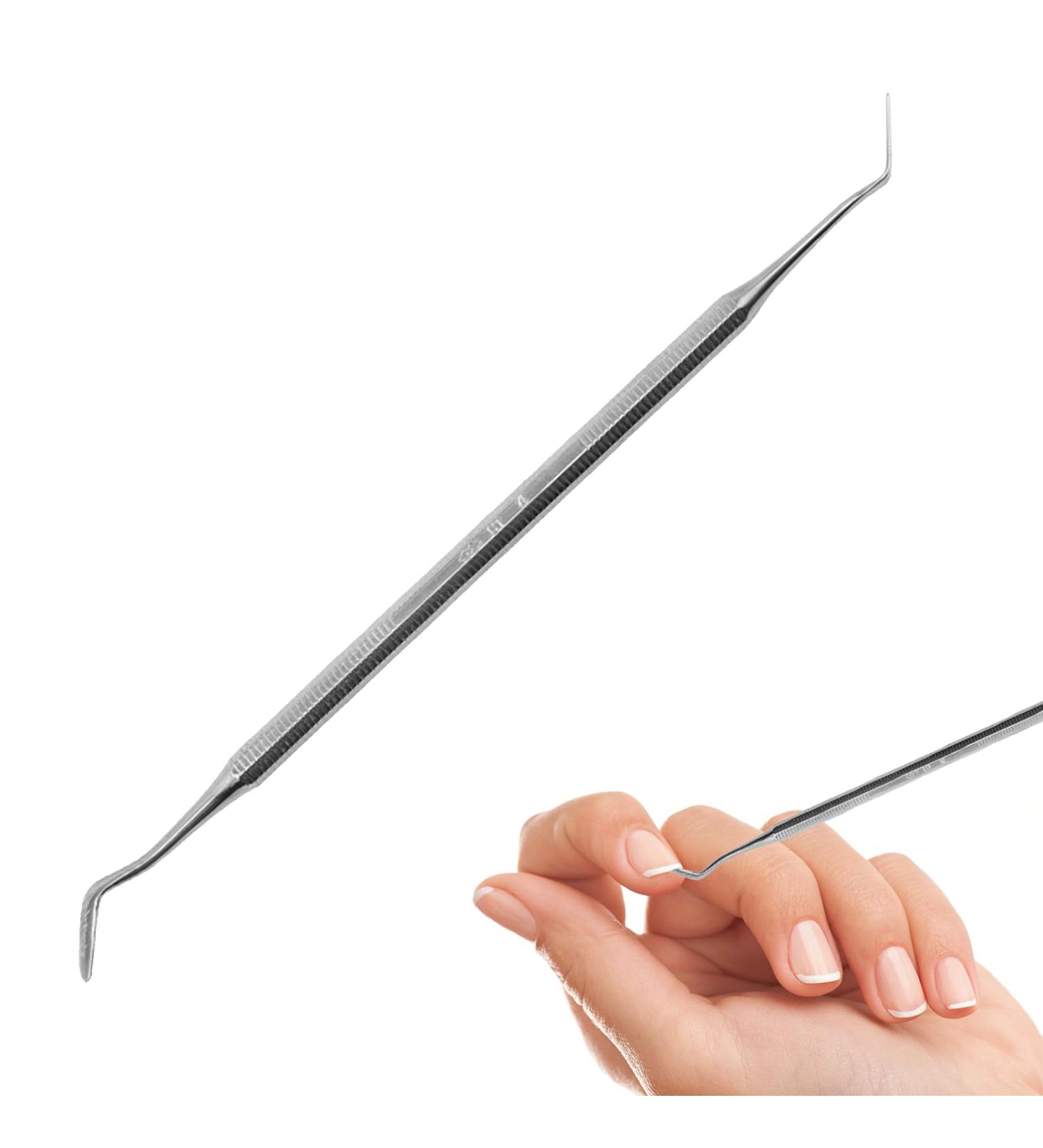 Stainless Steel Corner Lifter Foot Care Instrument - 17 cm Nail Shaver & Cleaner for Ingrown Toenails | Podology Tools - Buy Online on SooperMarket.com
