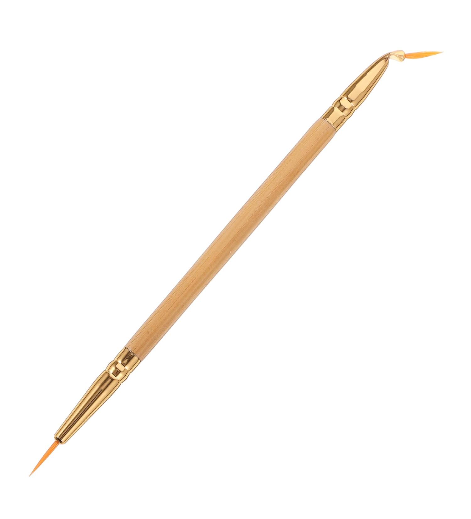 Baluue 1pcs Double Ended Eyeliner Brush Eyeliner Pencil Straight Bent Angled Brush Brush - Buy Online on SooperMarket.com