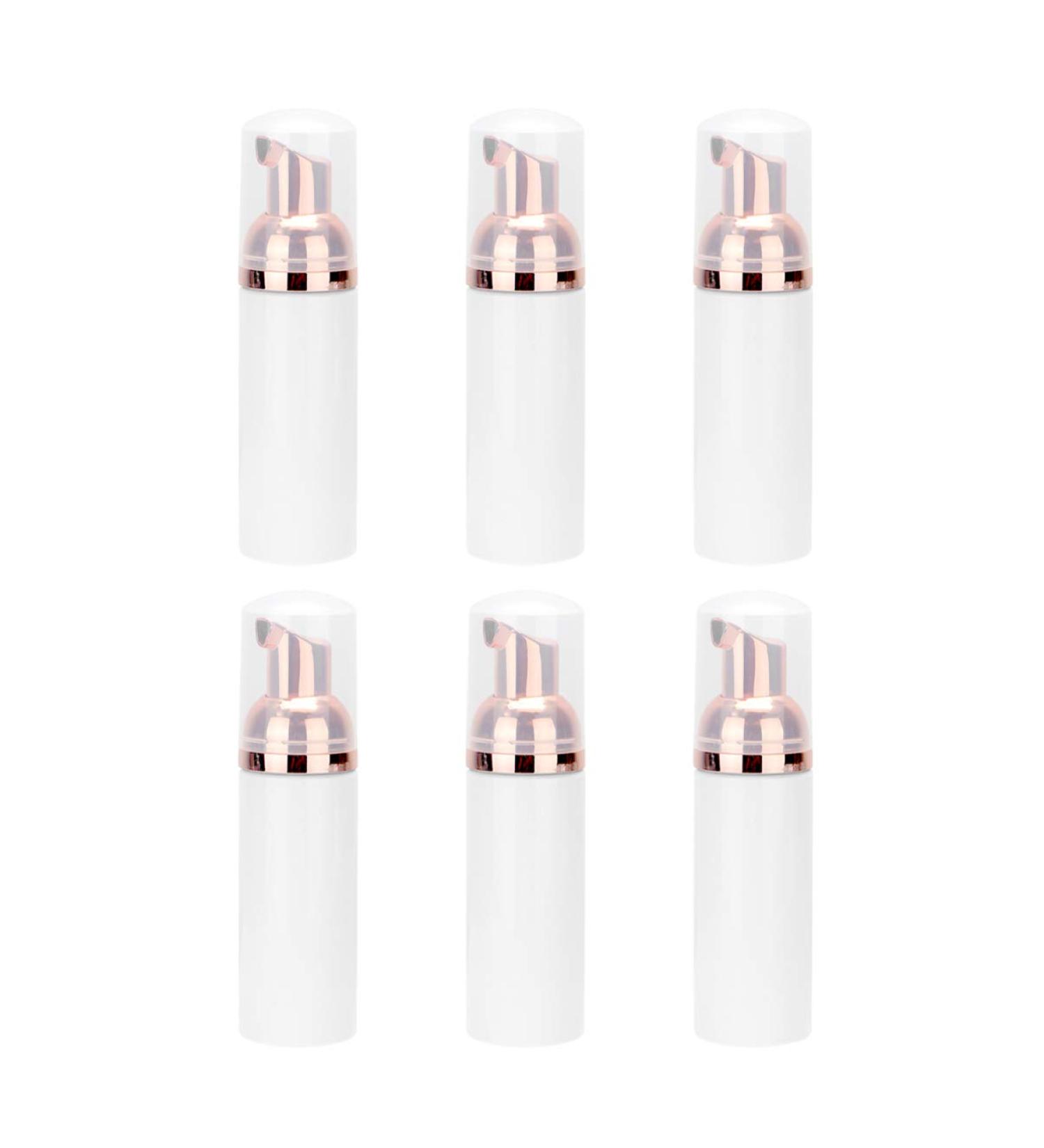Beaupretty Plastic Foam Dispenser Bottle 6pcs (Rose Gold) - Refillable Foaming Soap & Airless Lotion for Travel - Buy Online on SooperMarket.com