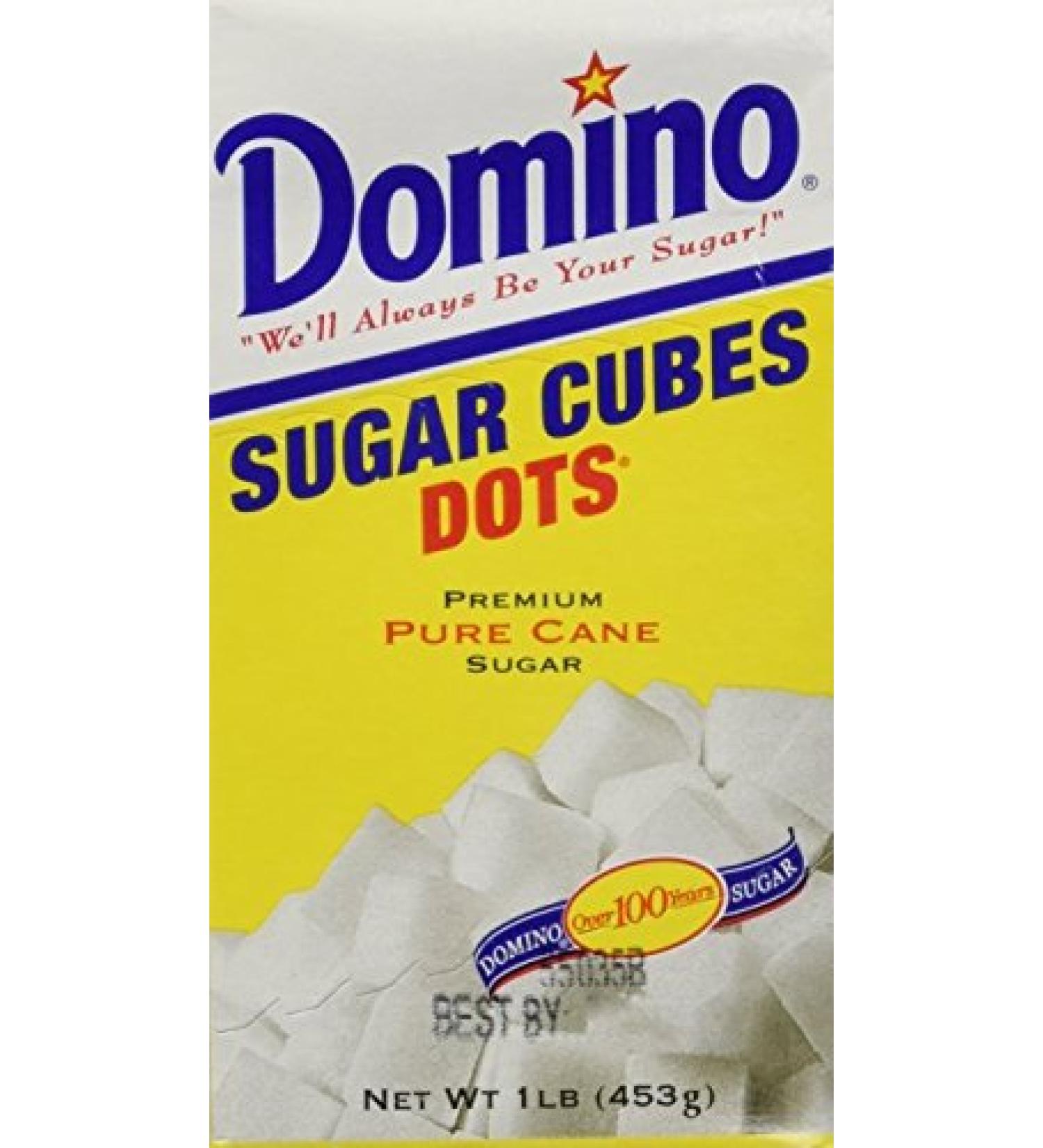 Domino Sugar Cubes Dots 1lb - Pack of 4 Boxes, 4 Pounds Total - Buy Online on SooperMarket.com