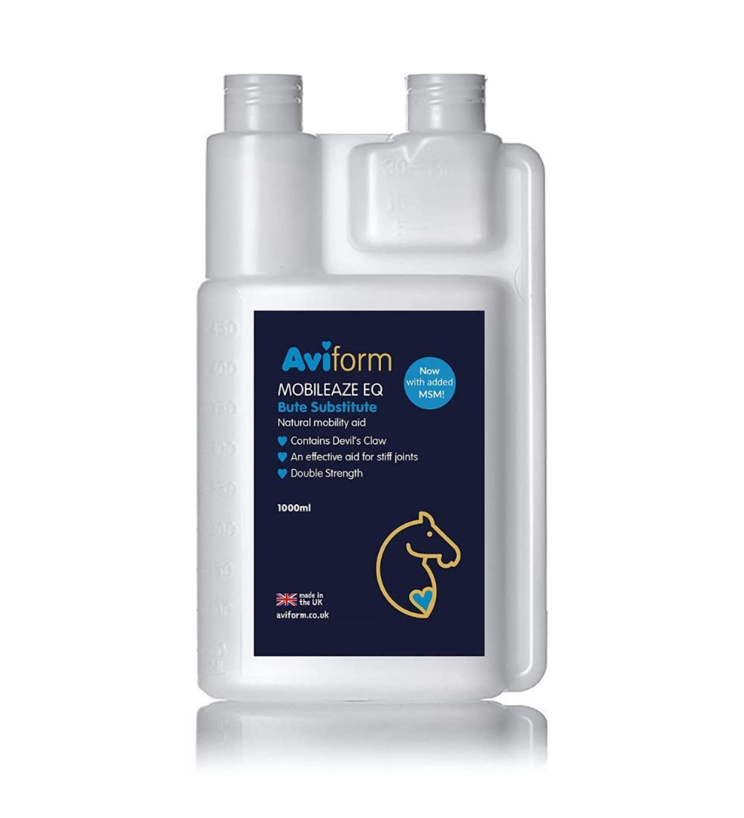 Aviform MOBILEAZE EQ Devil's Claw Equine Mobility Supplement with MSM 1000ml - Fast Delivery - Buy Online on SooperMarket.com