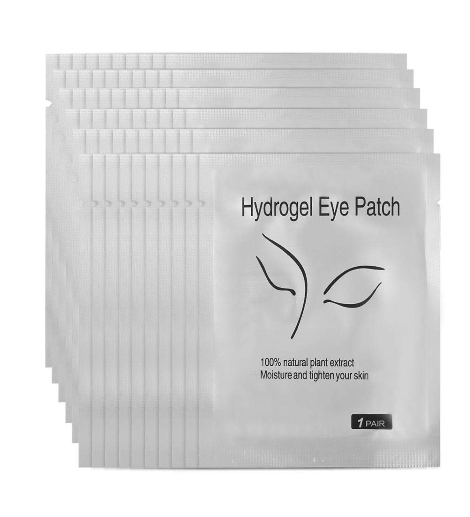 Salmue Hydrogel Under Eye Pads - Comfy & Cool Gel Patches for Eyelash Extensions | Collagen Eye Mask - Silver 50pcs - Buy Online on SooperMarket.com